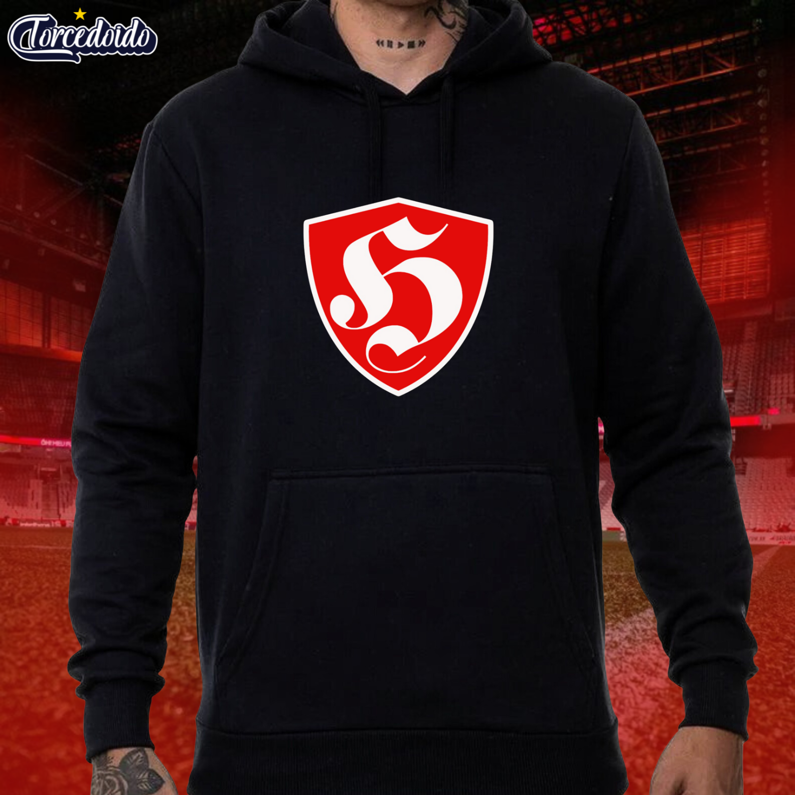 Nome do produto: Moletom Canguru Hooligan Logo - Athletico