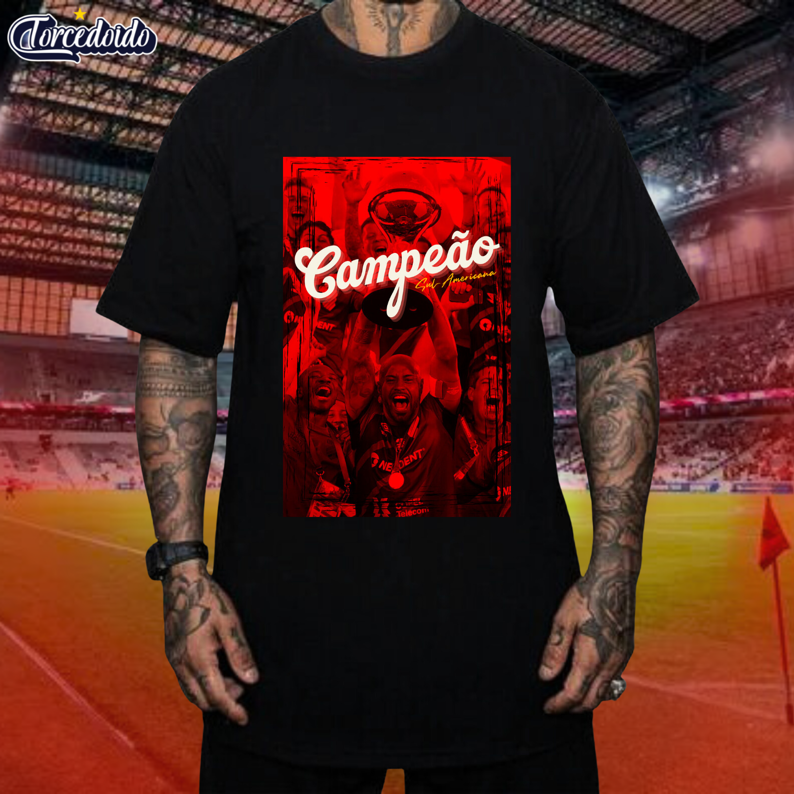 Nome do produto: Camiseta Campeão - Athletico