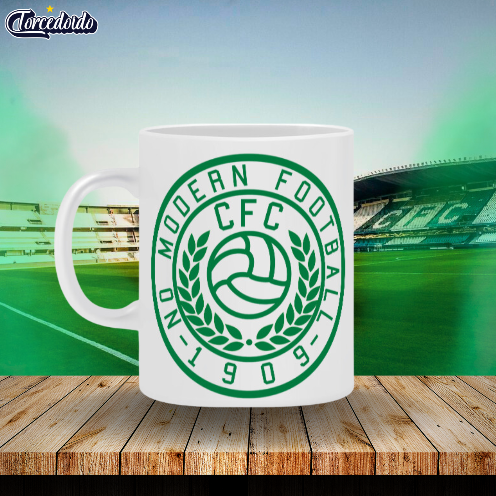 Nome do produto: Caneca Cerâmica NO MODERN - Coritiba