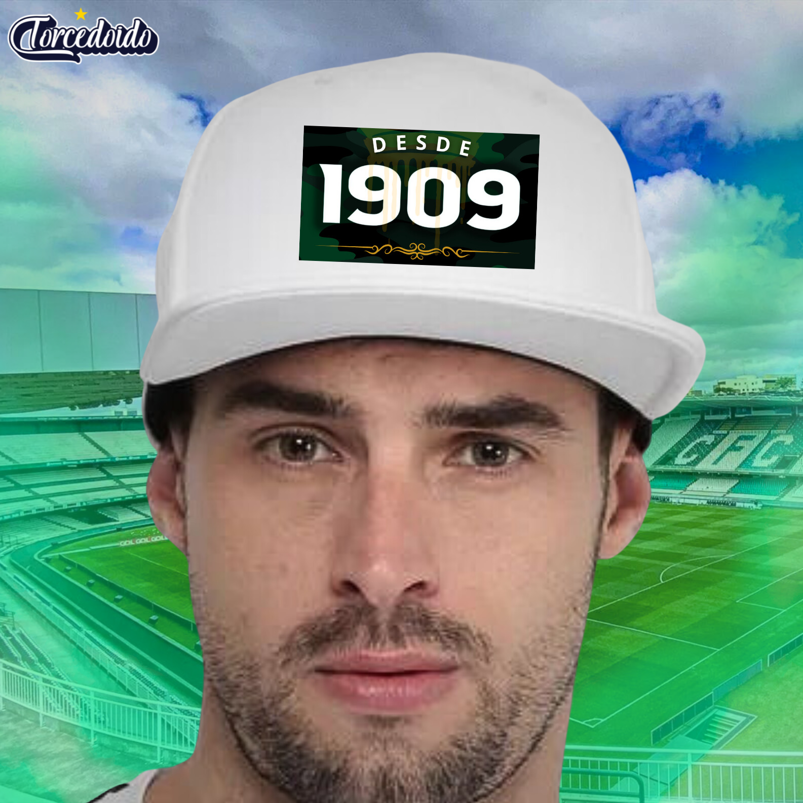 Nome do produto: Boné Aba Reta Camuflado 1909 - Coritiba
