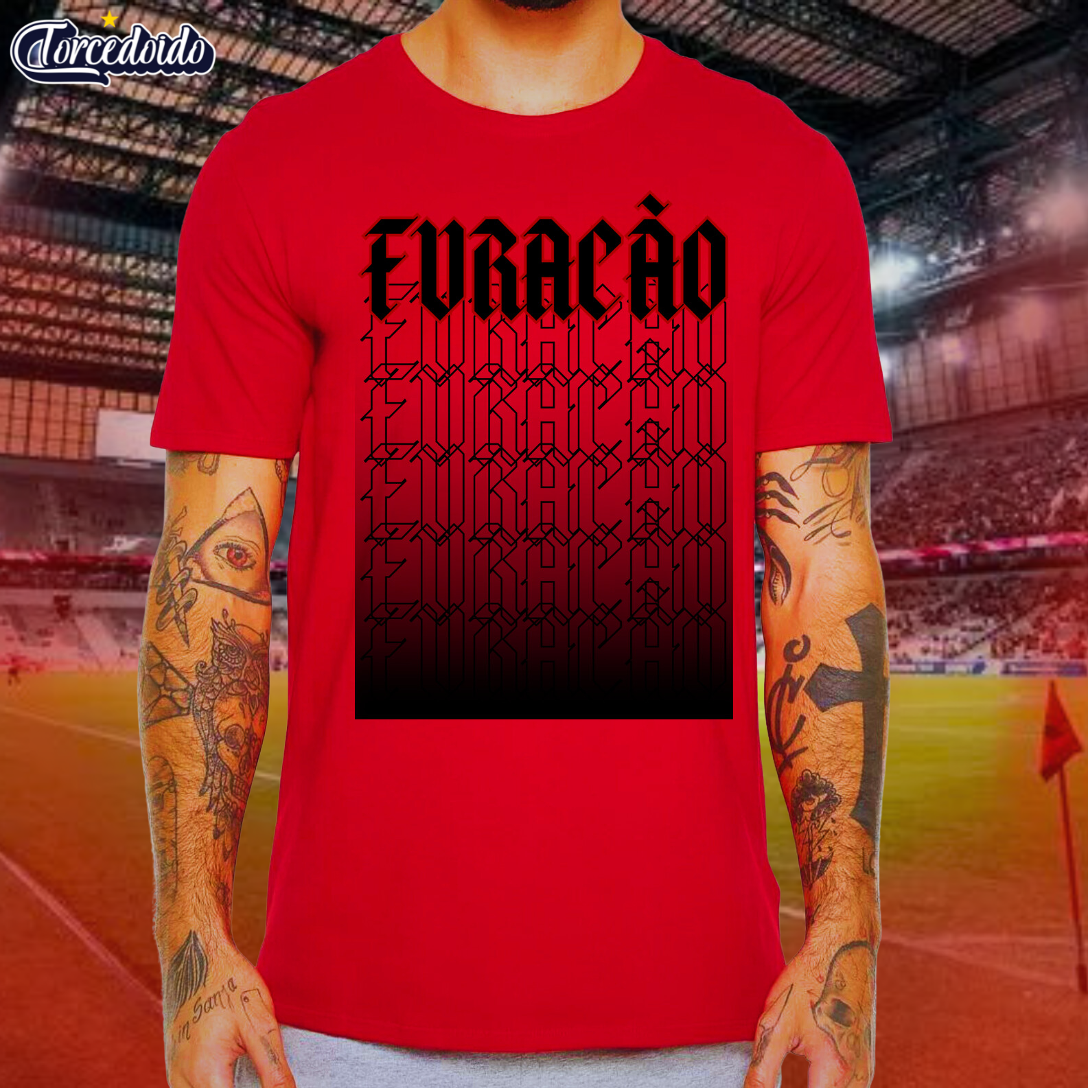 Nome do produto: Camiseta Furacão Gradiente - Athletico