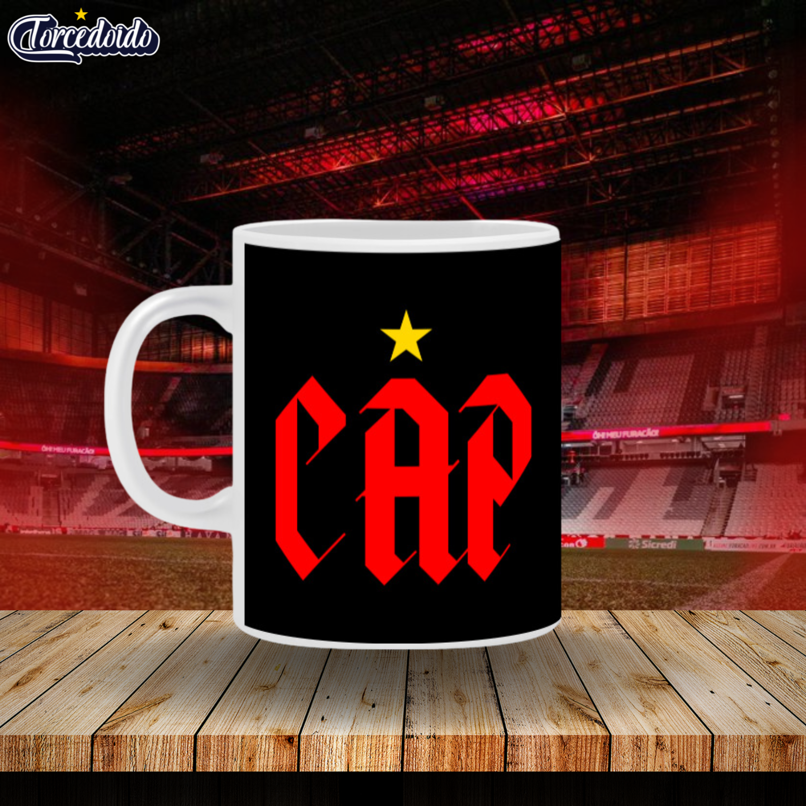 Nome do produto: Caneca Cerâmica CAP 10 - Athletico