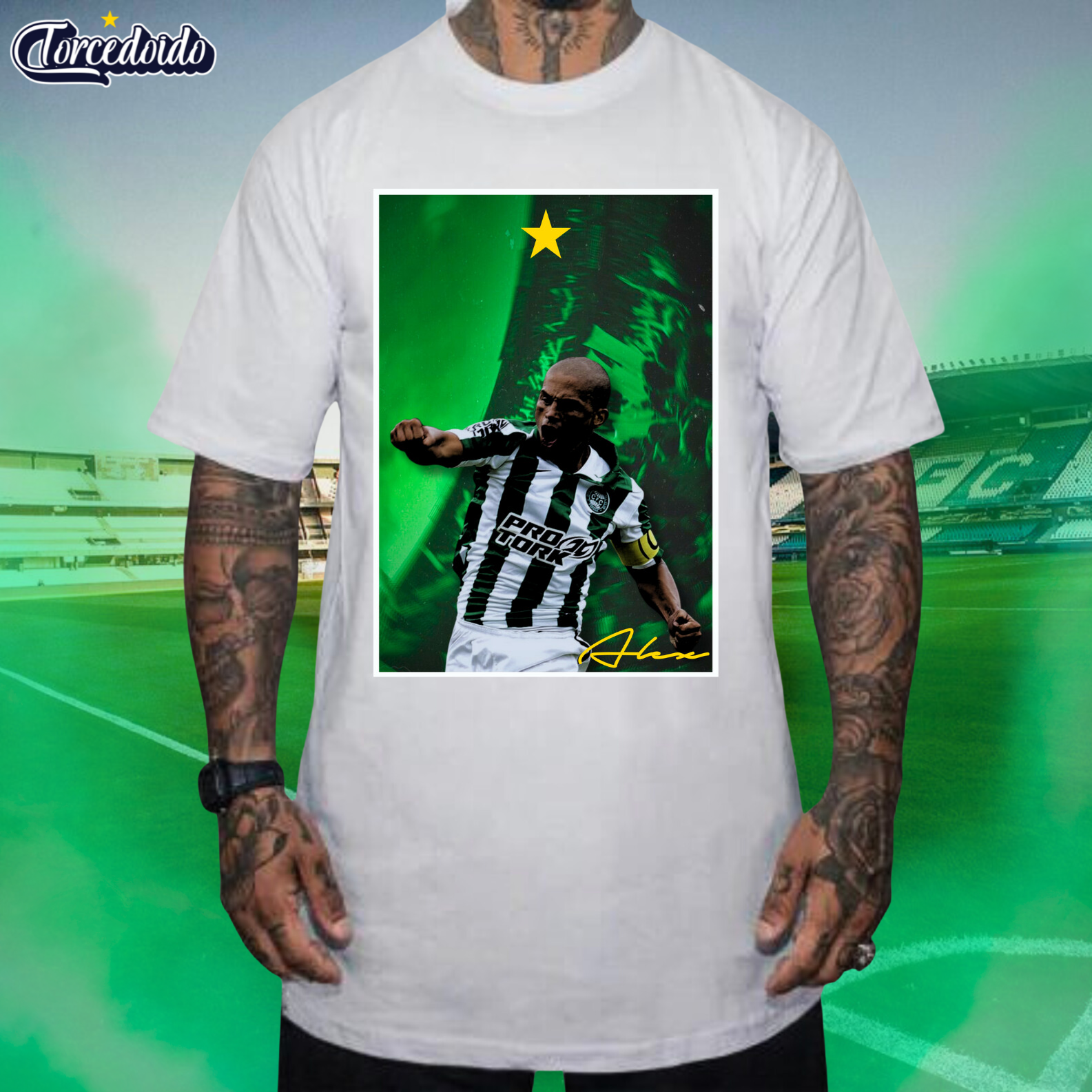 Nome do produto: Camiseta Alex 10 Mod. 2 - Coritiba