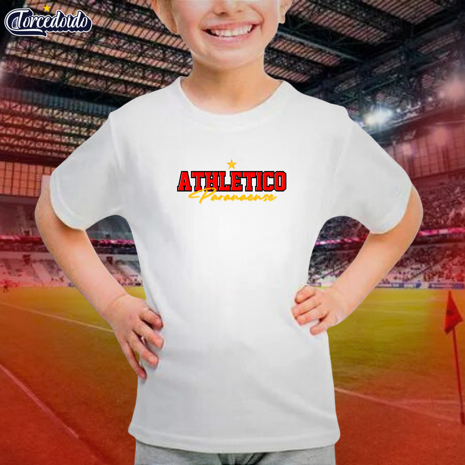 Nome do produto: Camiseta infantil Classic - Athletico