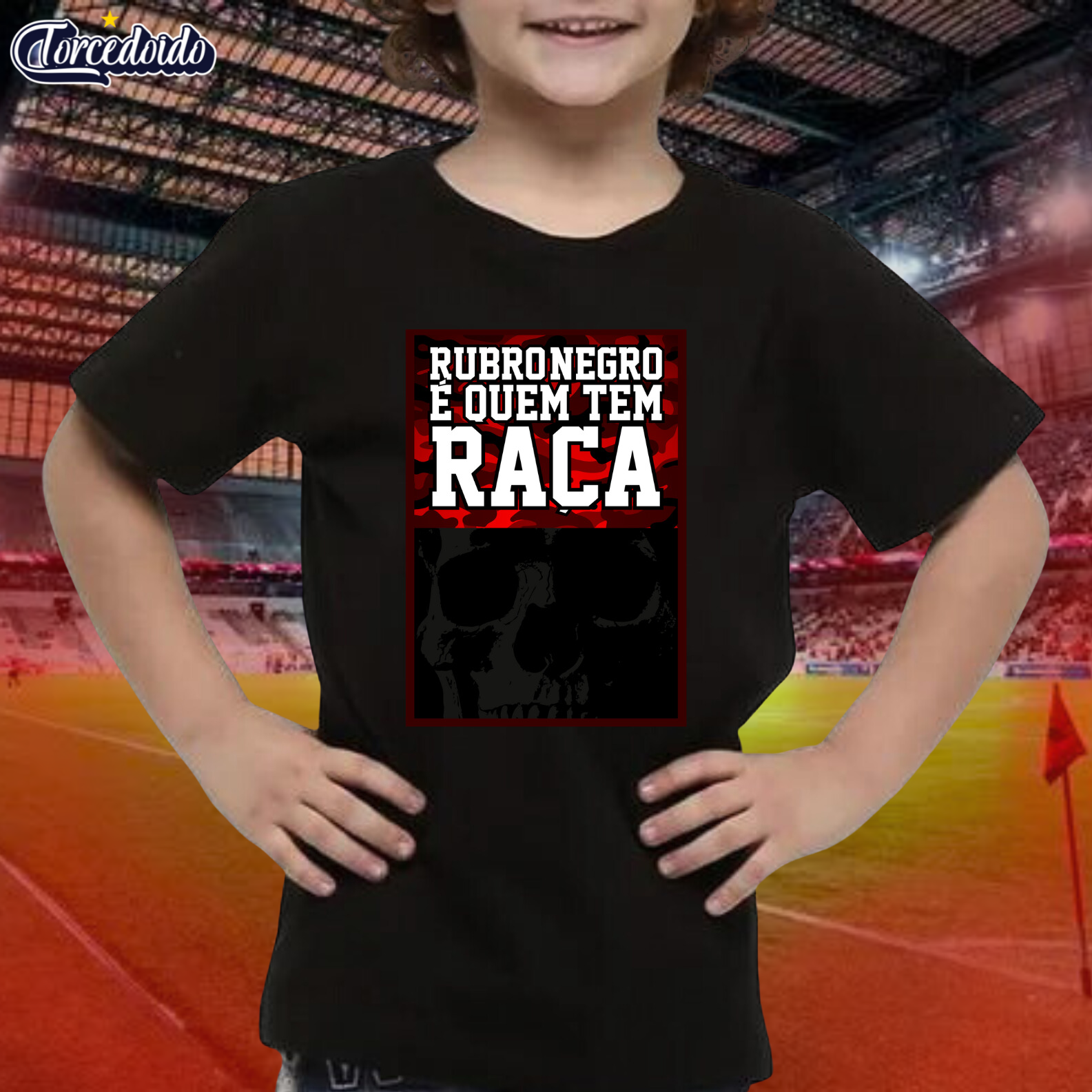 Nome do produto: Camiseta Infantil Raça - Athletico