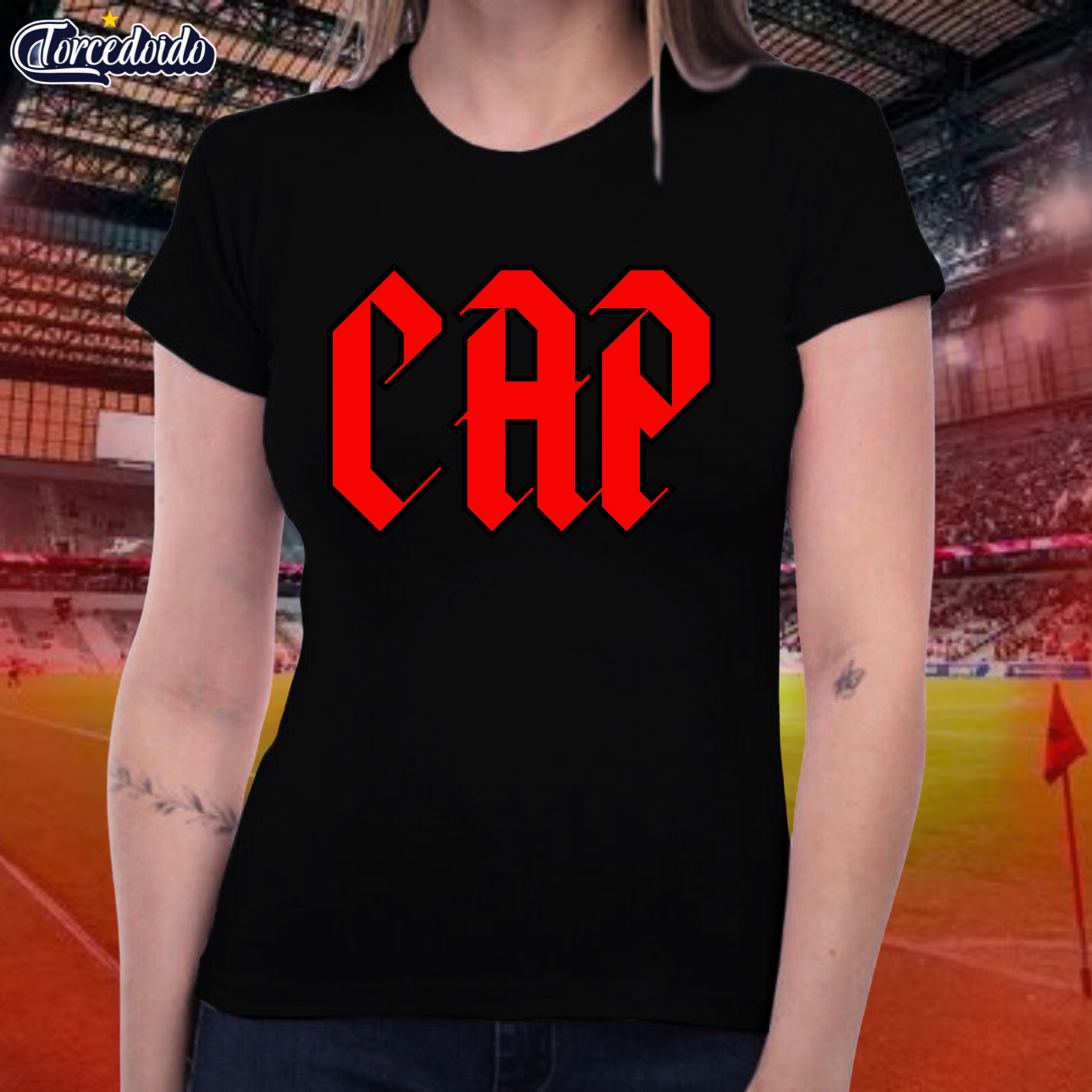 Nome do produto: Camiseta Baby Look CAP - Athletico