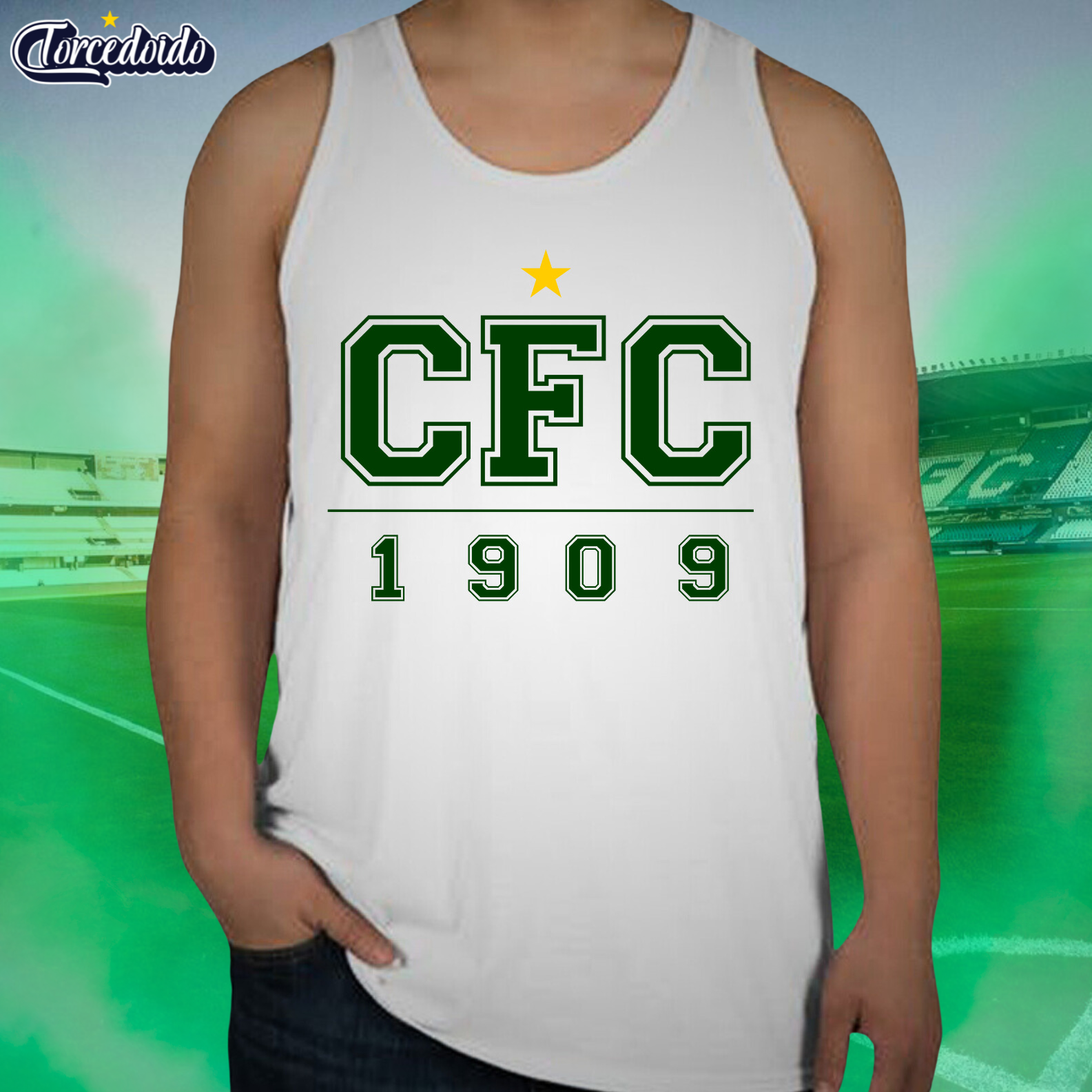 Nome do produto: Regata Antigo CFC - Coritiba