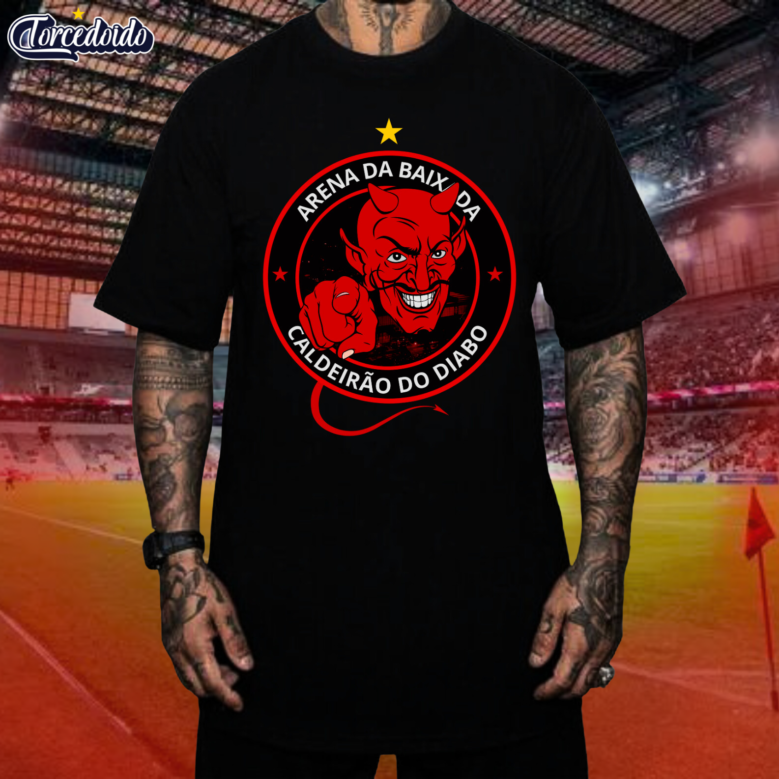 Nome do produto: Camiseta Caldeirão do Diabo - Athletico