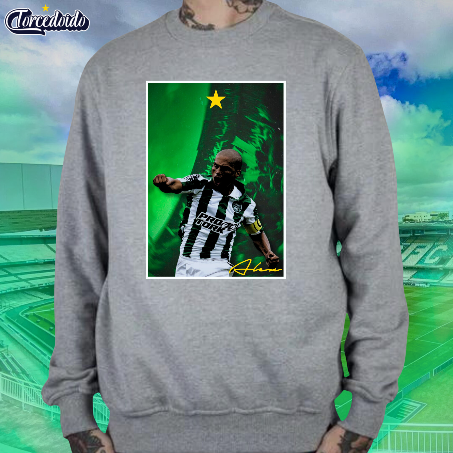 Nome do produto: Moletom Careca Alex Mod. 2 - Coritba