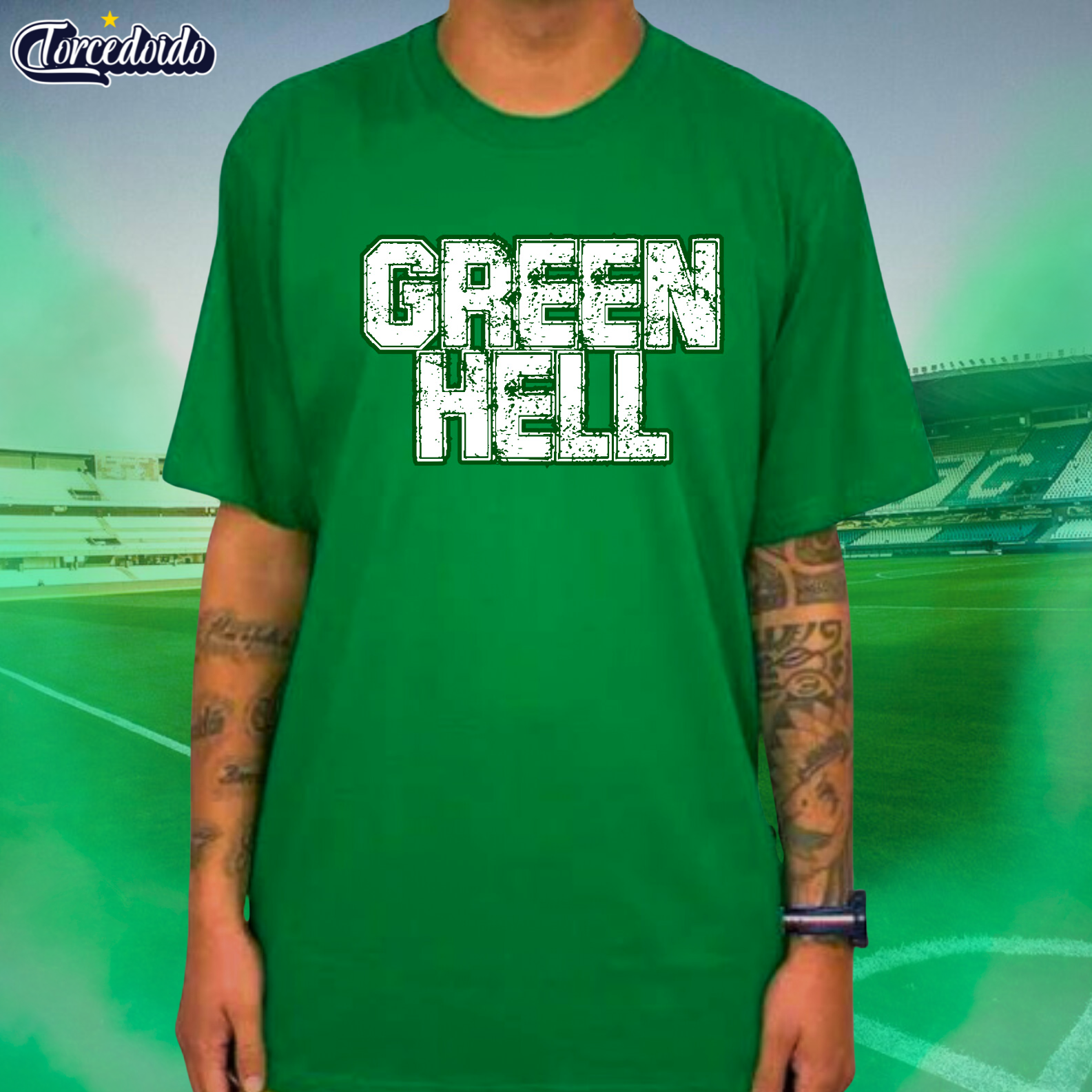 Nome do produto: Camiseta Green Hell - Coritiba