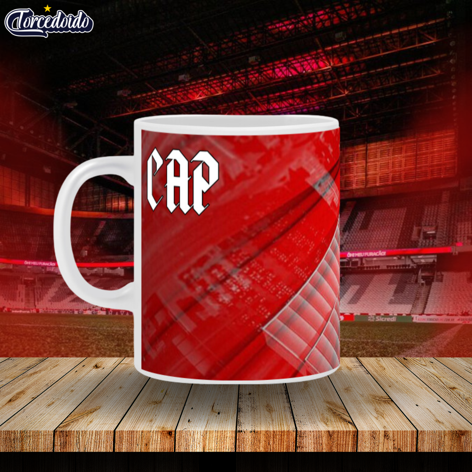 Nome do produto: Caneca Cerâmica Arena CAP - Athletico