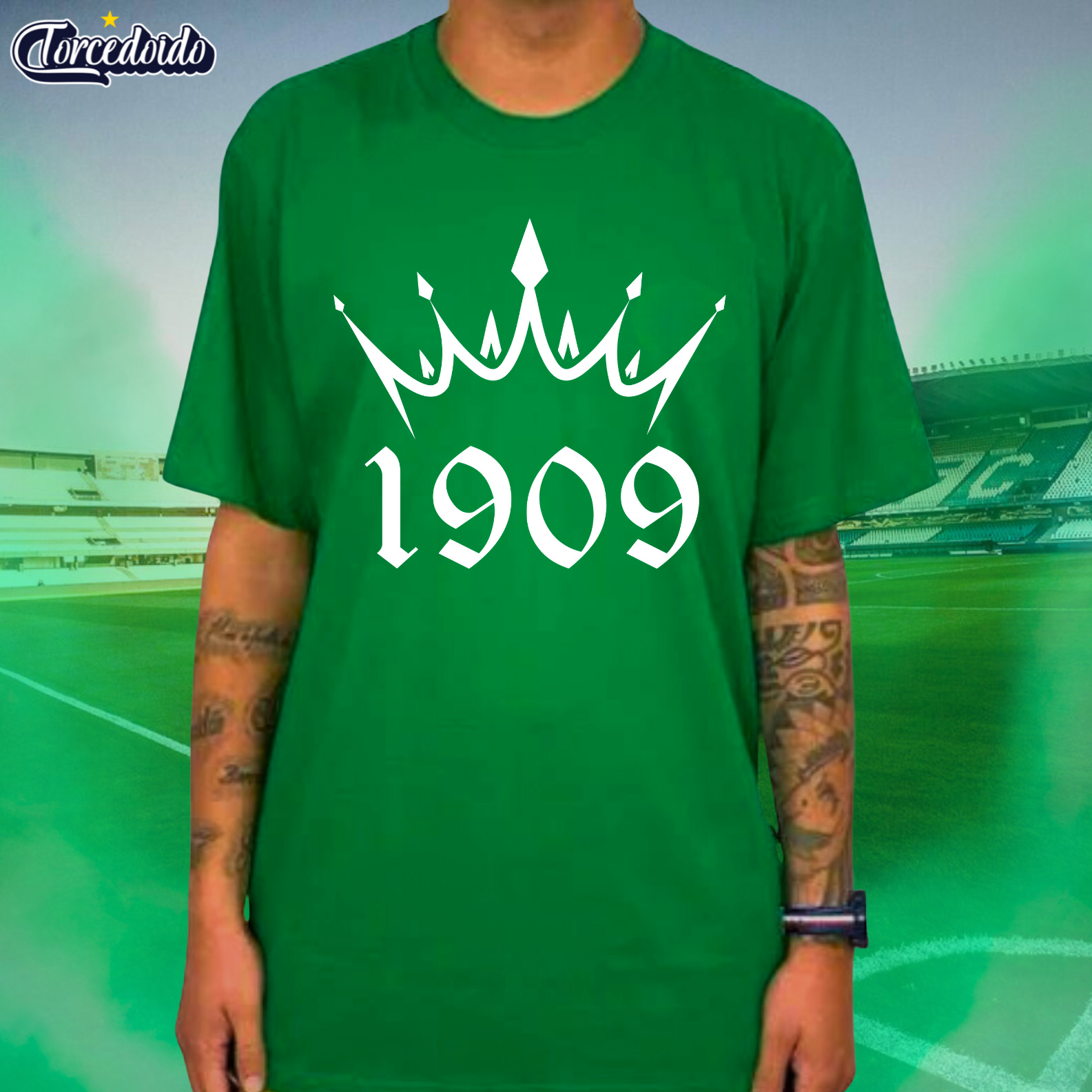 Nome do produto: Camiseta Padrão 1909 - Coritiba
