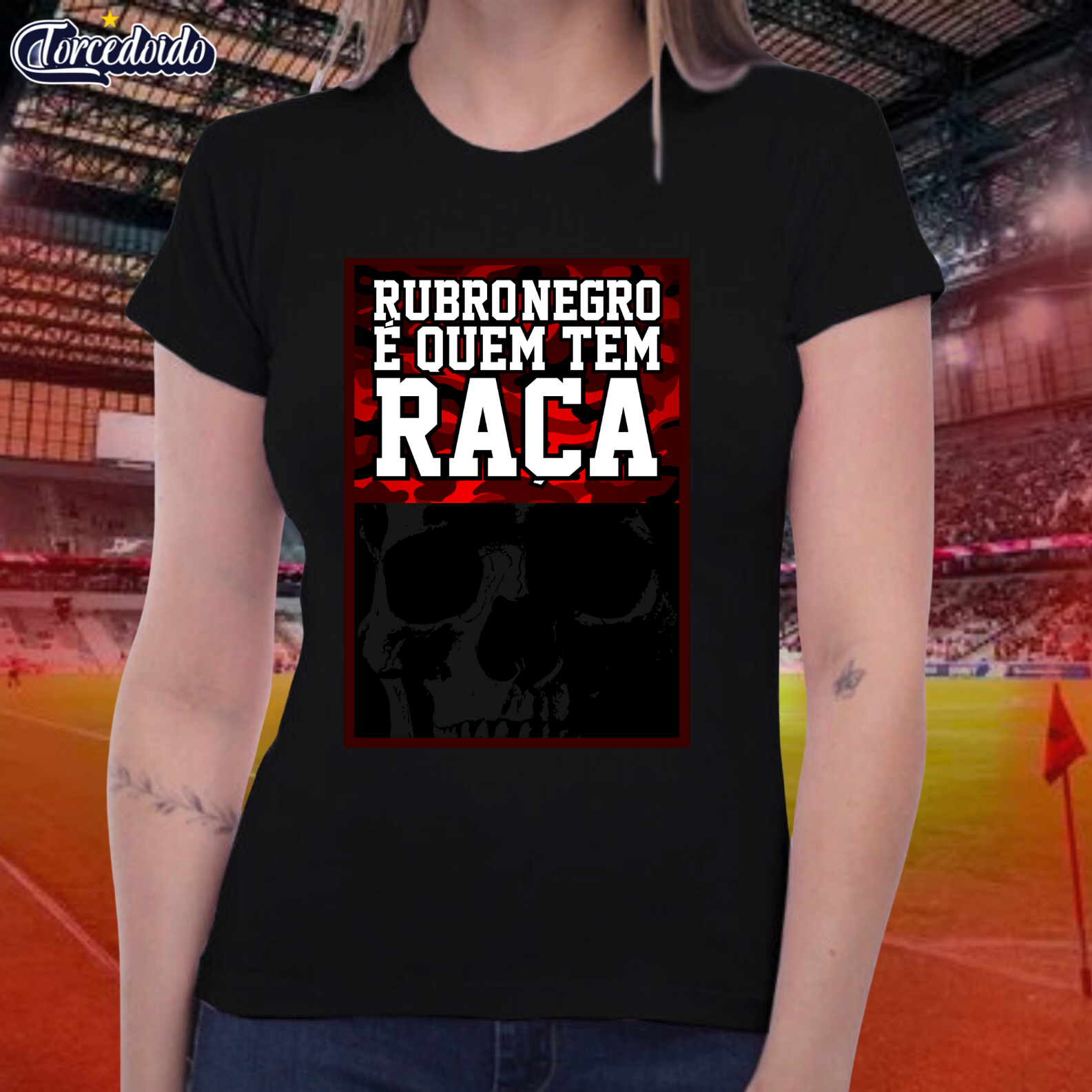 Nome do produto: Camiseta Baby Look Raça - Athletico