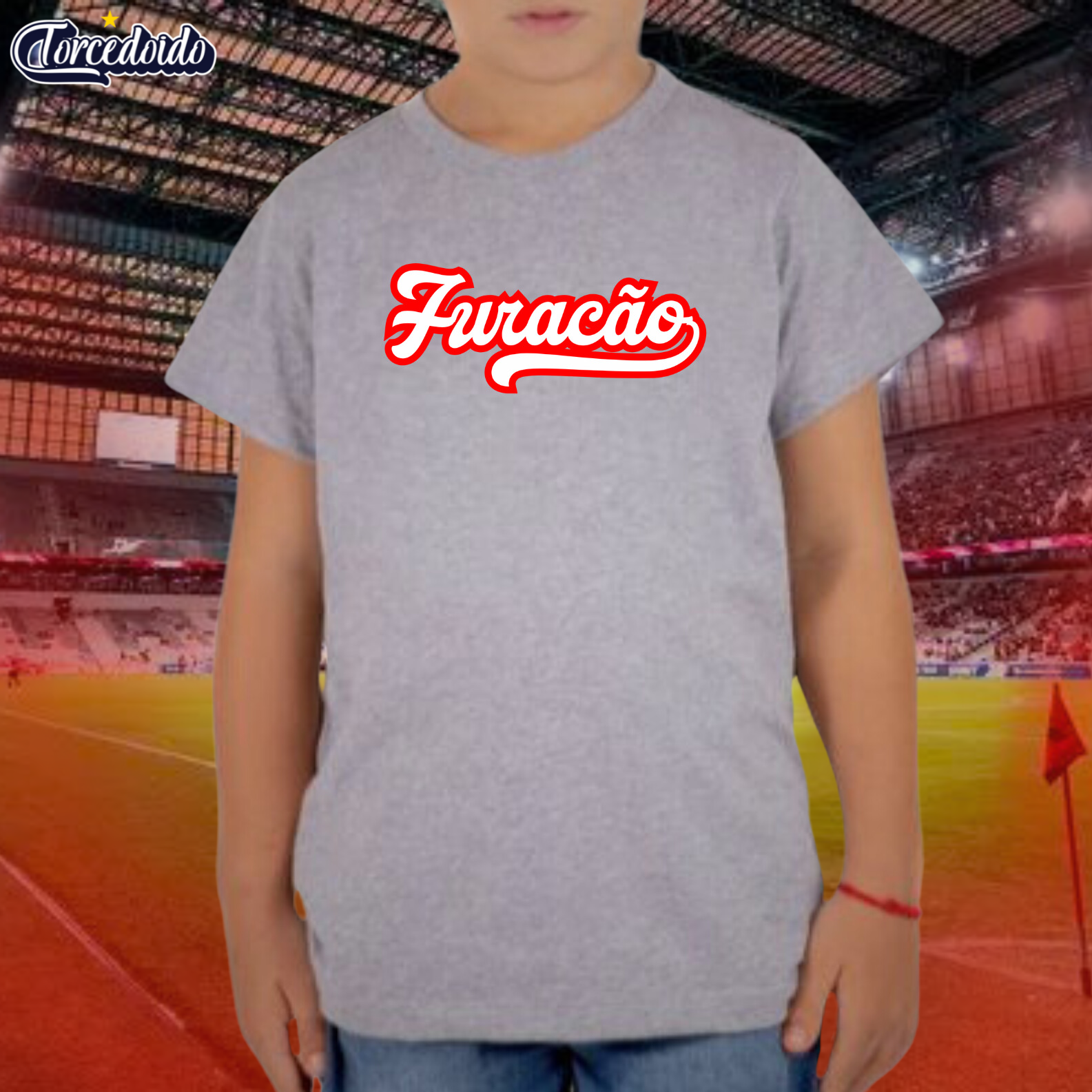 Nome do produto: Camiseta Infantil Furacão Old - Athletico
