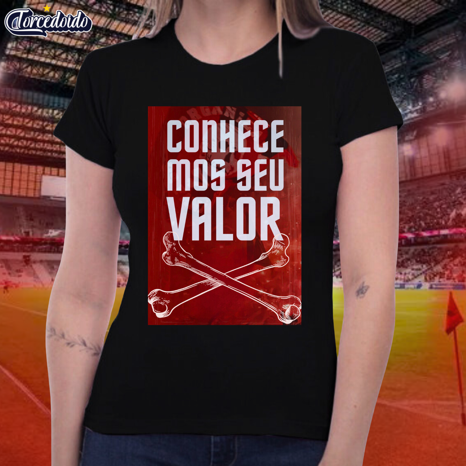 Nome do produto: Camiseta Baby Look Valor - Athletico