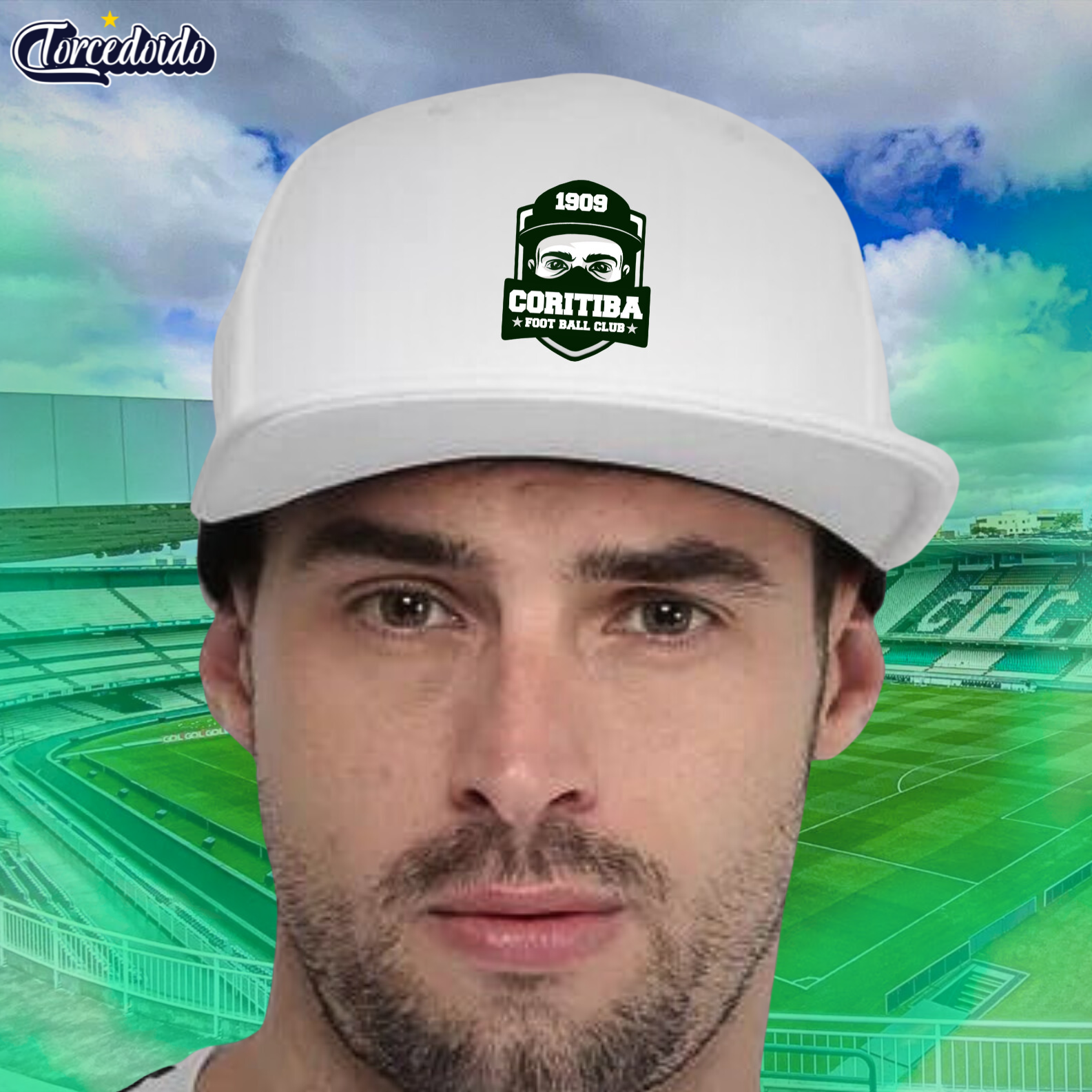 Nome do produto: Boné Aba Reta Home - Coritiba