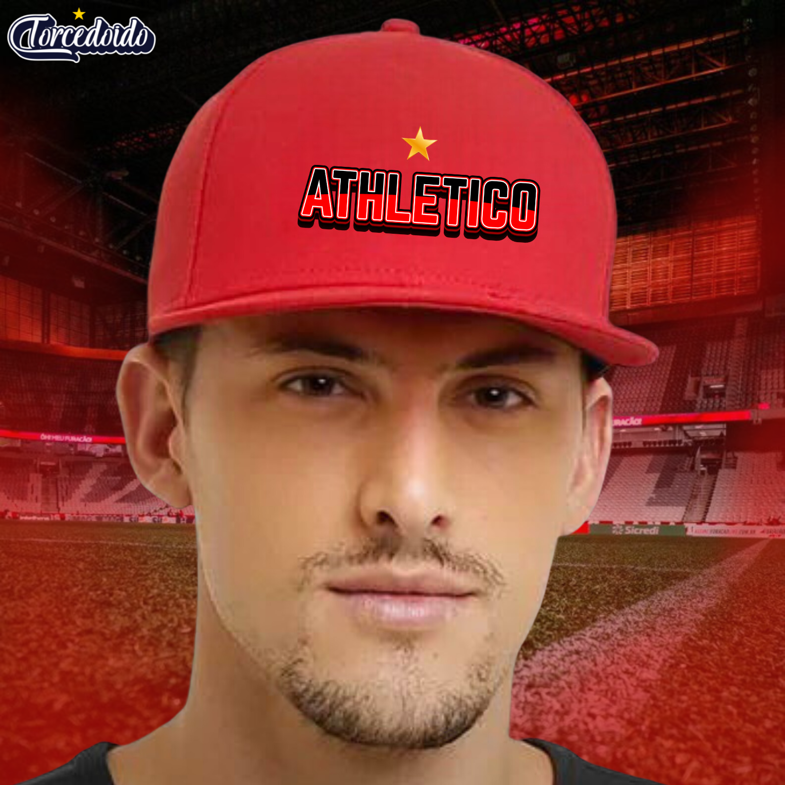 Nome do produto: Boné Aba Reta 3D - Athletico