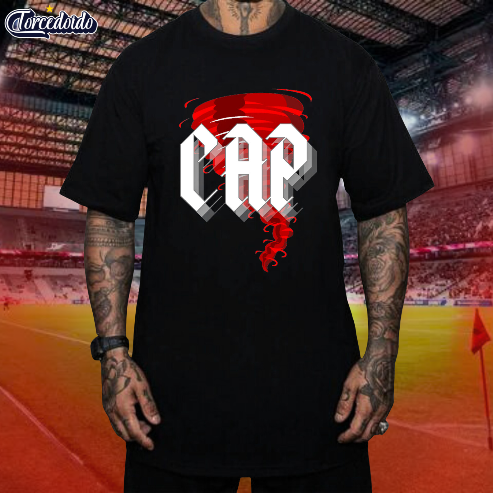 Nome do produto: Camiseta Furacão CAP - Athletico