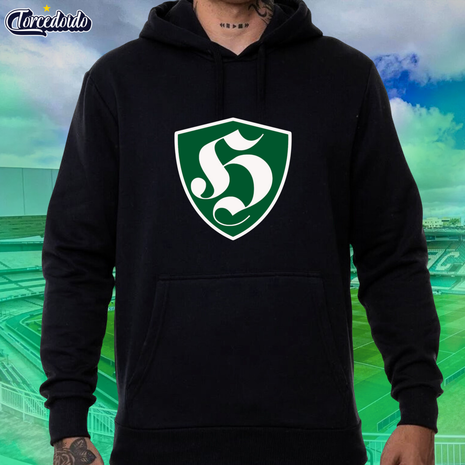 Nome do produto: Moletom Canguru Hooligans Logo - Coritiba