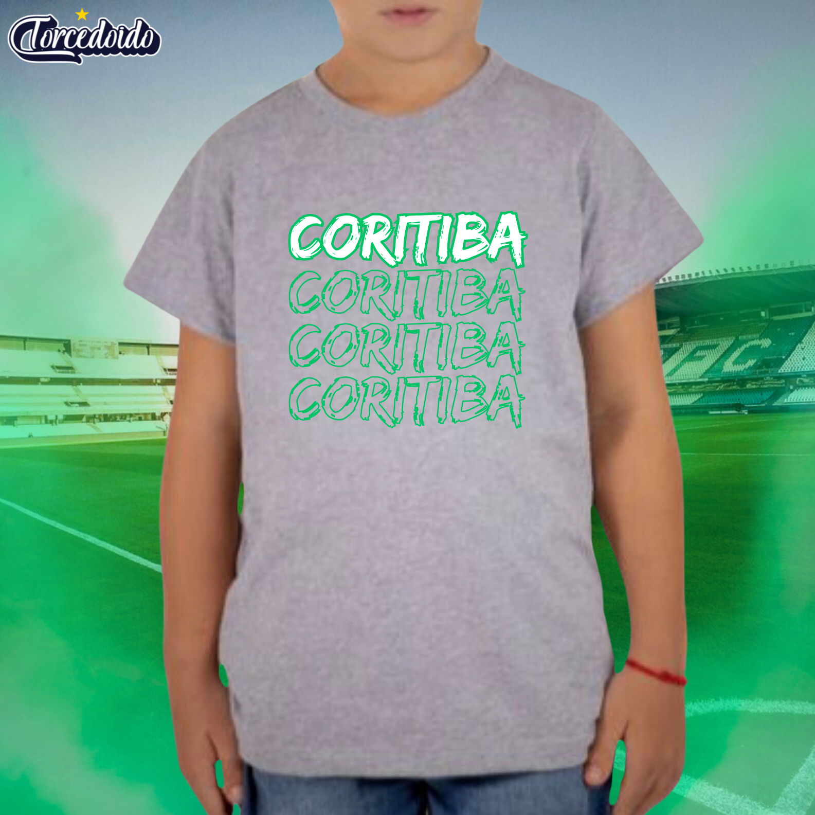 Nome do produto: Camiseta Infantil Coritiba 3X - Coritiba