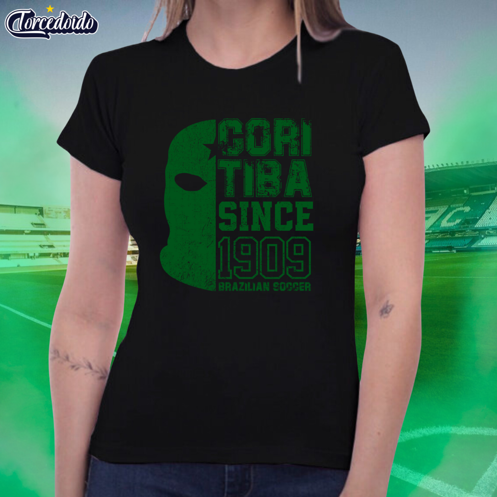 Nome do produto: Camiseta Baby Look Since - Coritiba