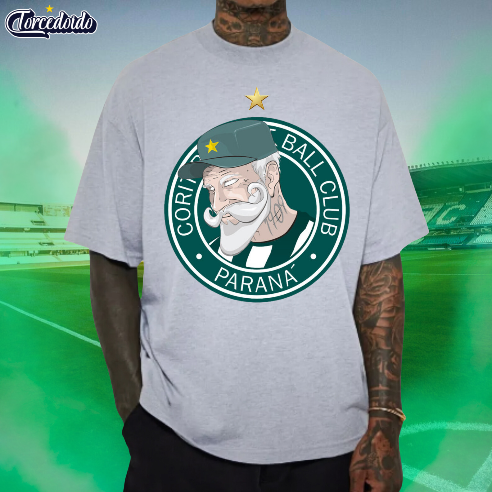 Nome do produto: Camiseta Vovô Coxa - Coritiba