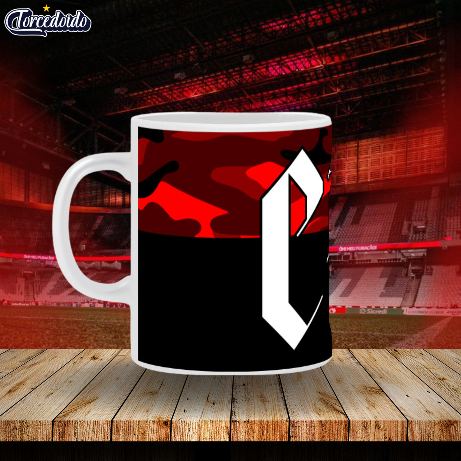 Nome do produto: caneca Cerâmica Camuflado CAP - Athletico