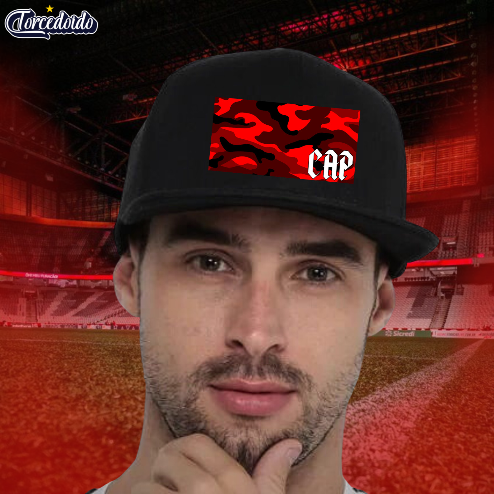 Nome do produto: Boné Aba Reta Camuflado CAP - Athletico