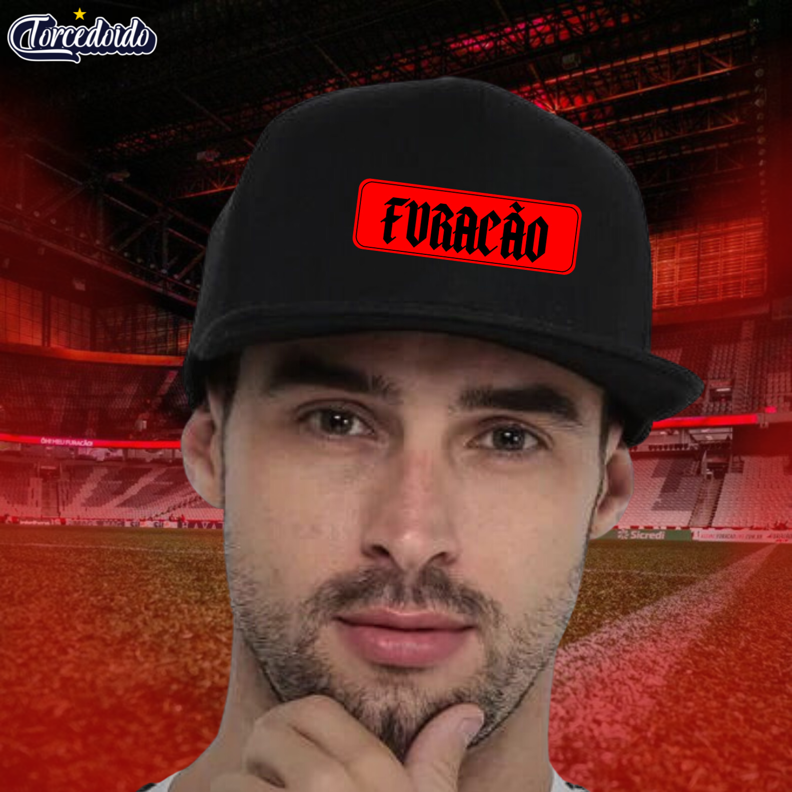 Nome do produto: Boné Aba Reta Furacão - Athletico