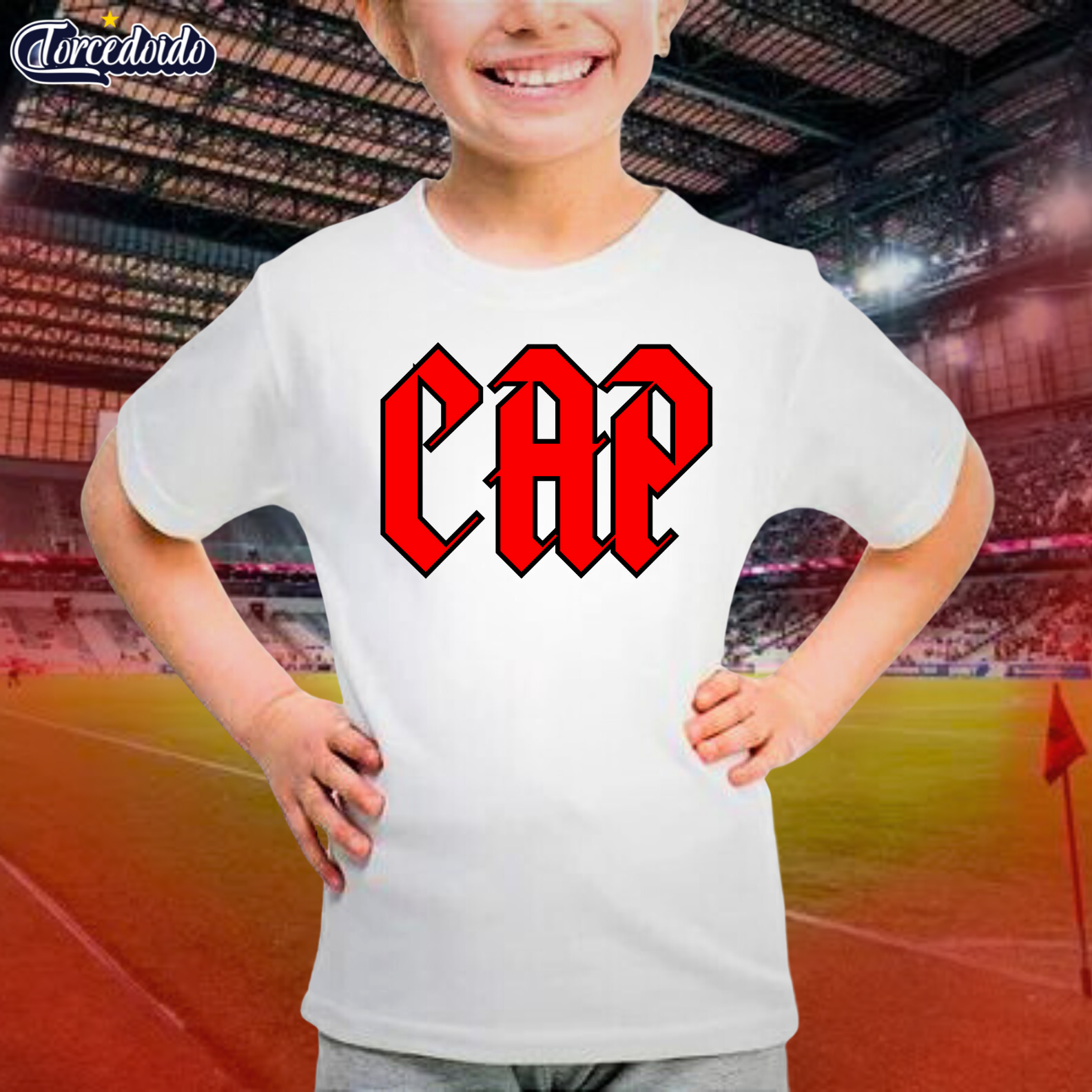 Nome do produto: Camiseta Infantil CAP - Athletico