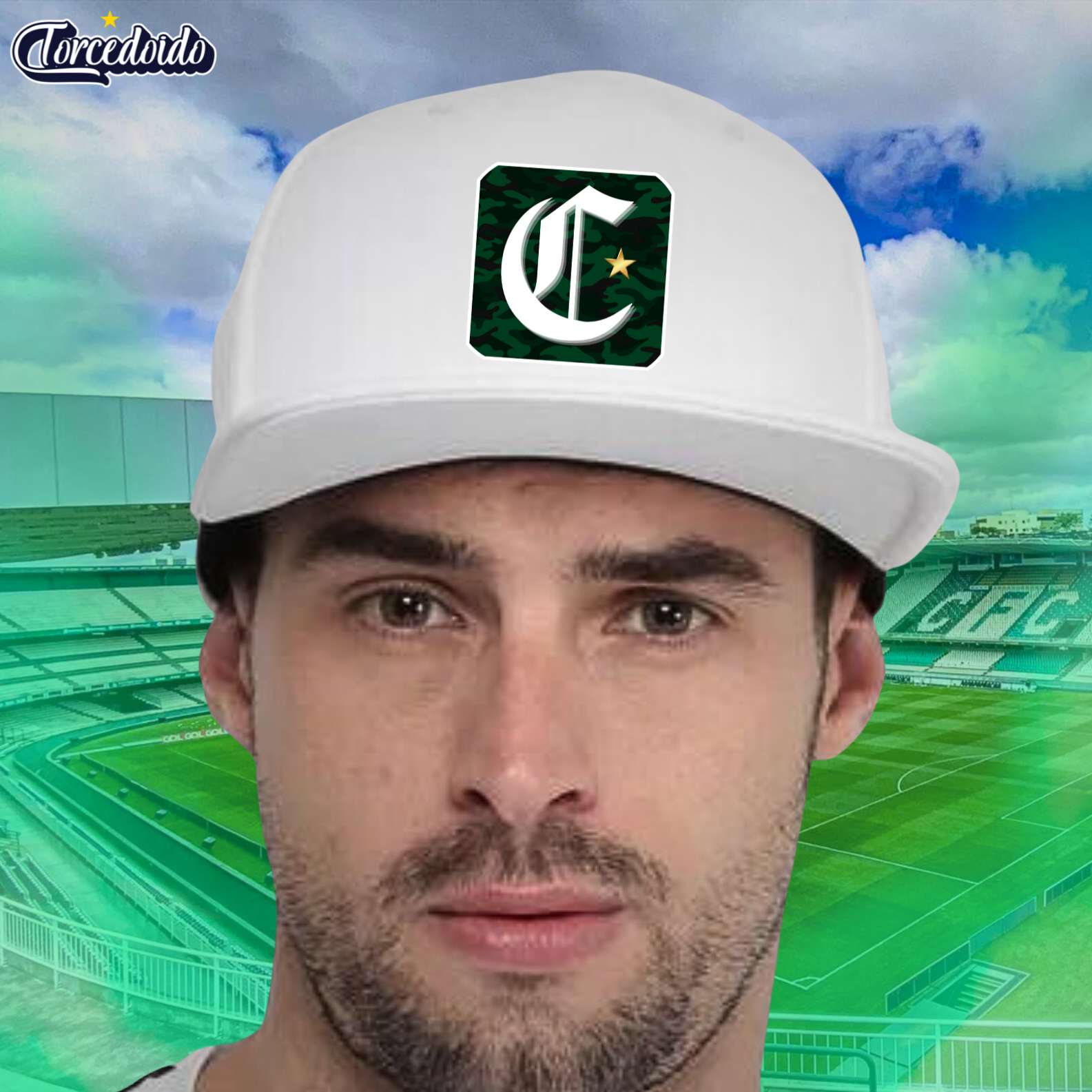 Nome do produto: Boné Aba Reta Letra - Coritiba