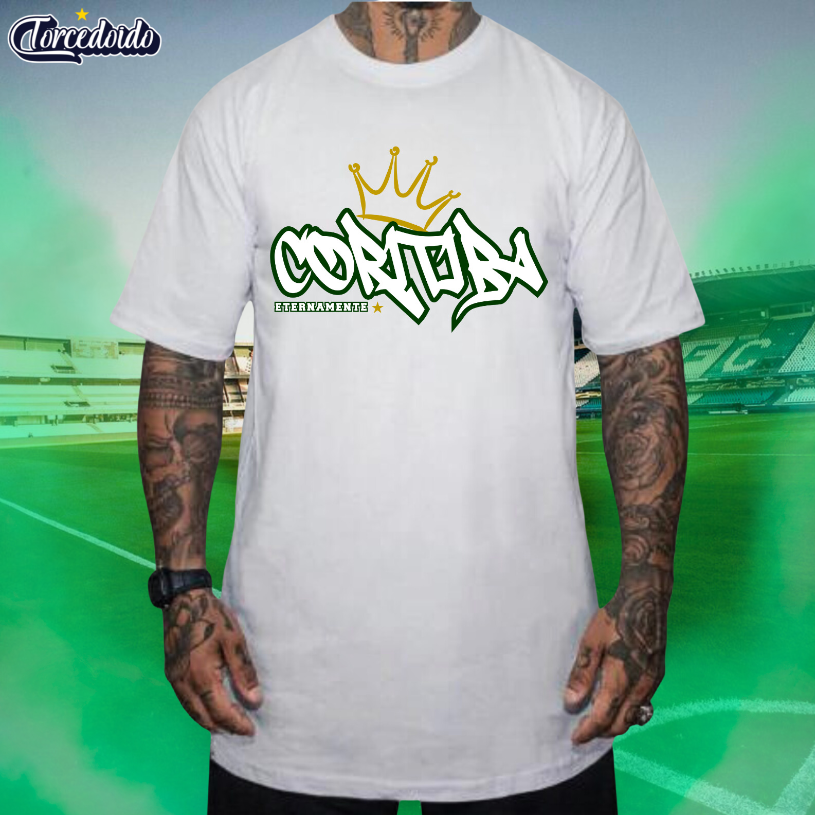 Nome do produto: Camiseta Graffitti - Coritiba
