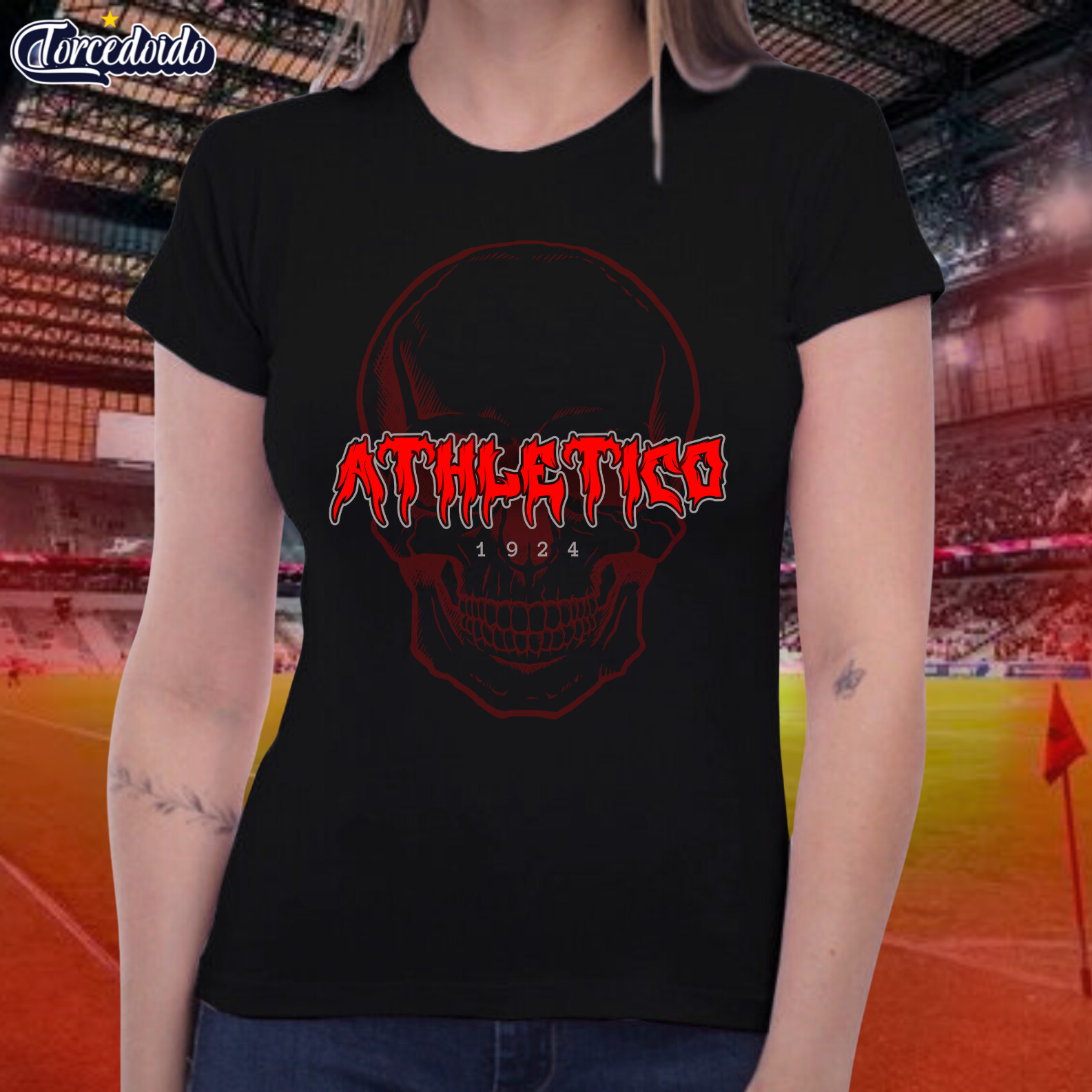 Nome do produto: Camiseta Baby Look Blood - Athletico