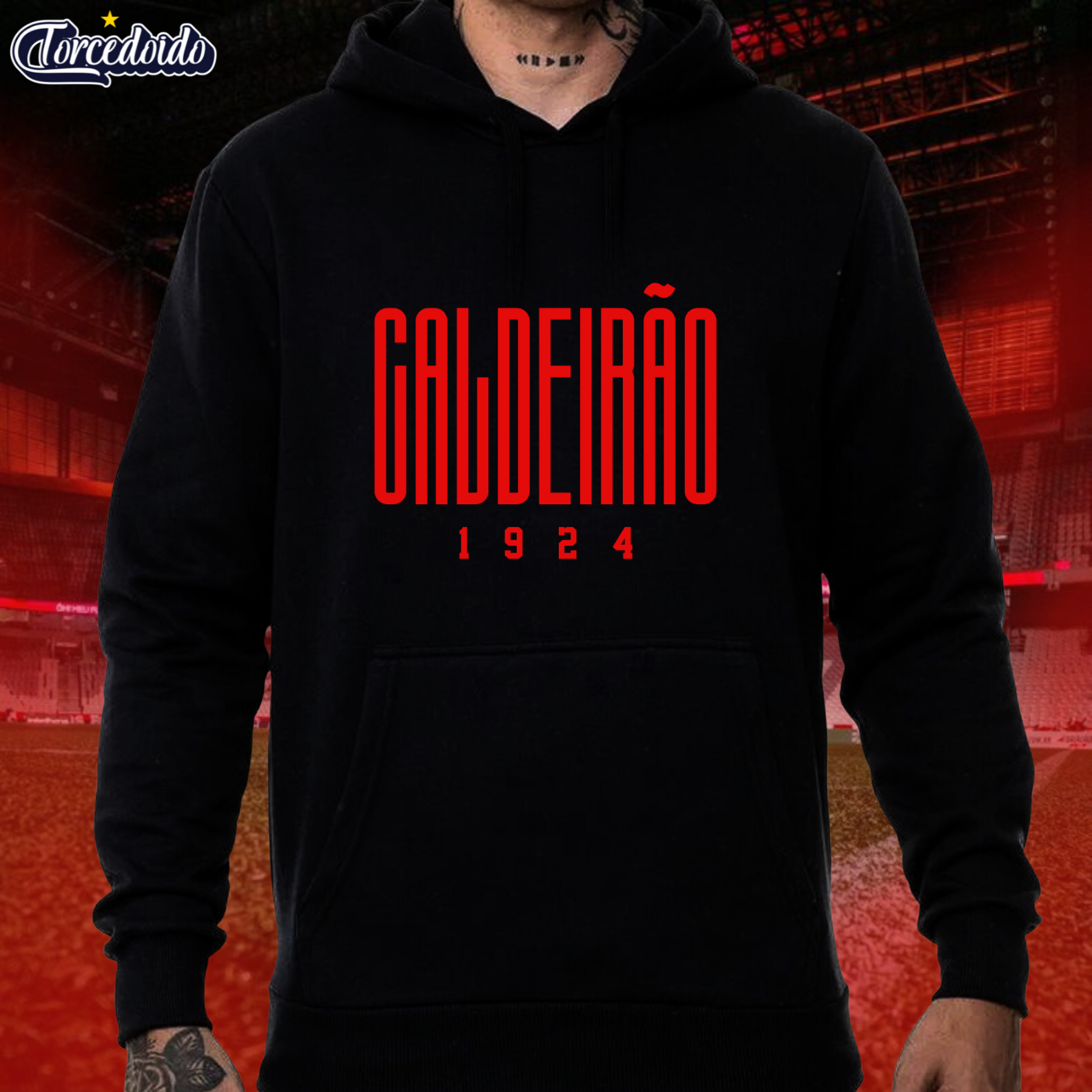 Nome do produto: Moletom Canguru Caldeirão - Athletico