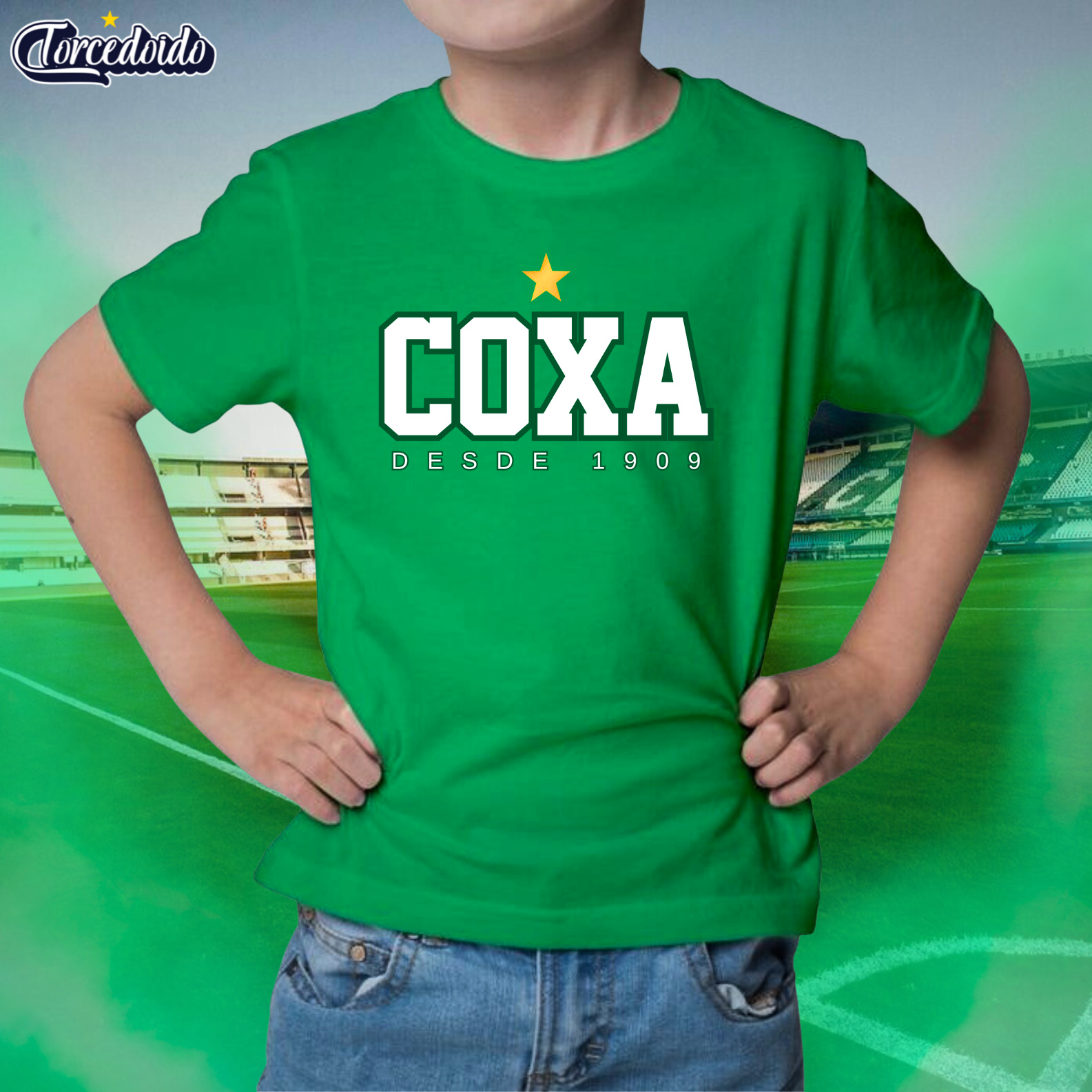 Nome do produto: Camiseta Infantil Coxa - Coritiba