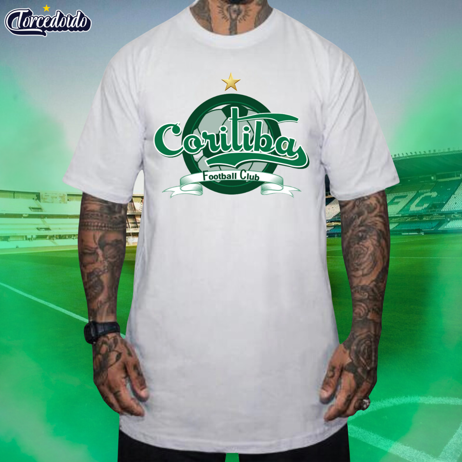 Nome do produto: Camiseta Comemorativa - Coritiba 