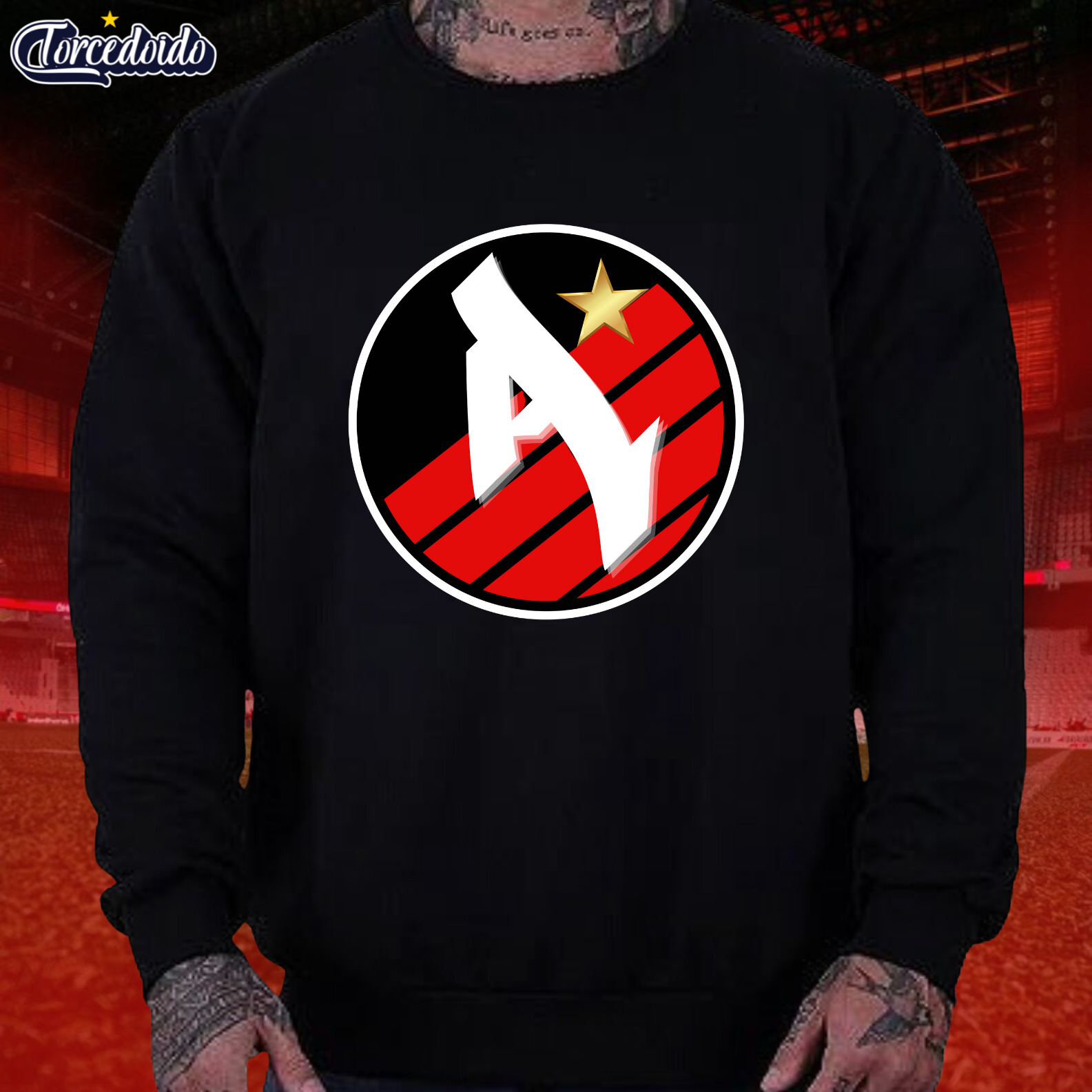 Nome do produto: Moletom Careca Letra - Athletico