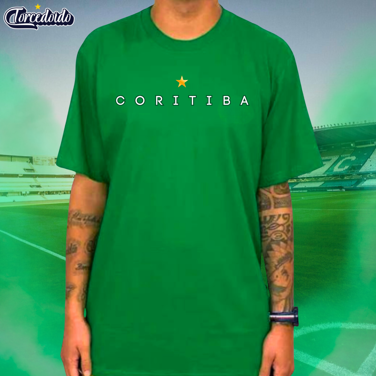 Nome do produto: Camiseta Basic - Coritiba