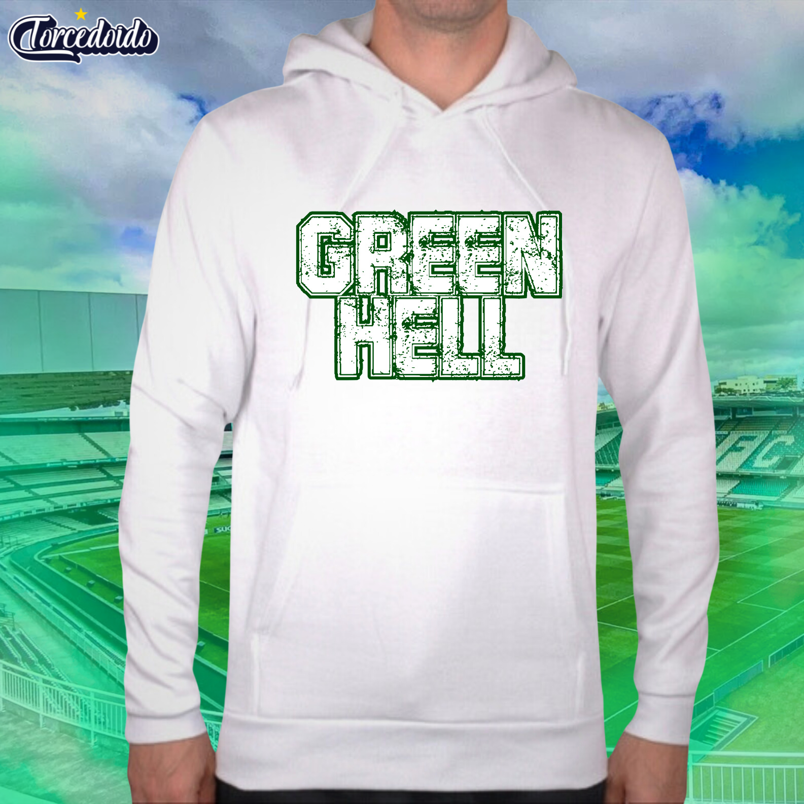 Nome do produto: Moletom Green Hell - Coritiba