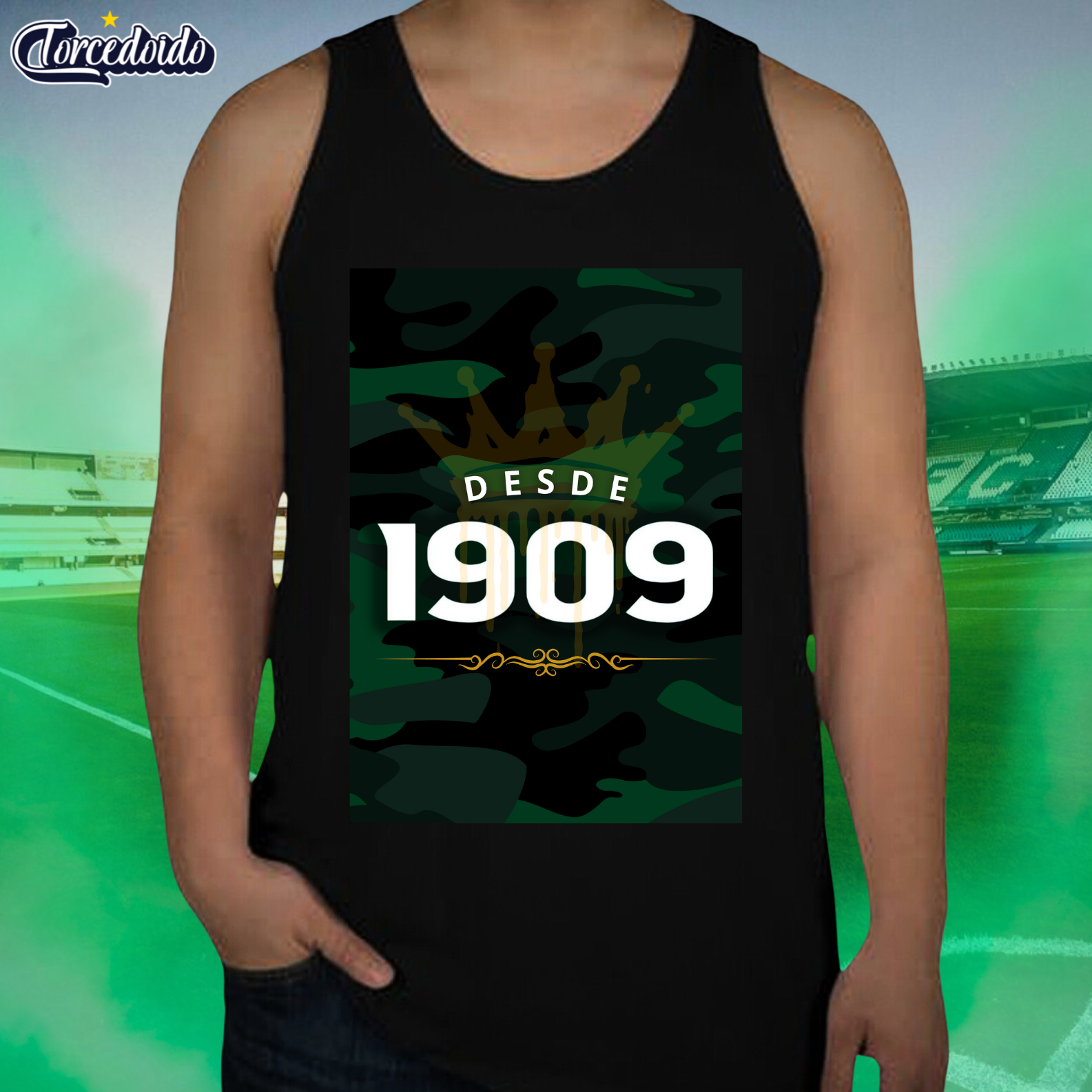 Nome do produto: Regata Coroa 1909 - Coritiba