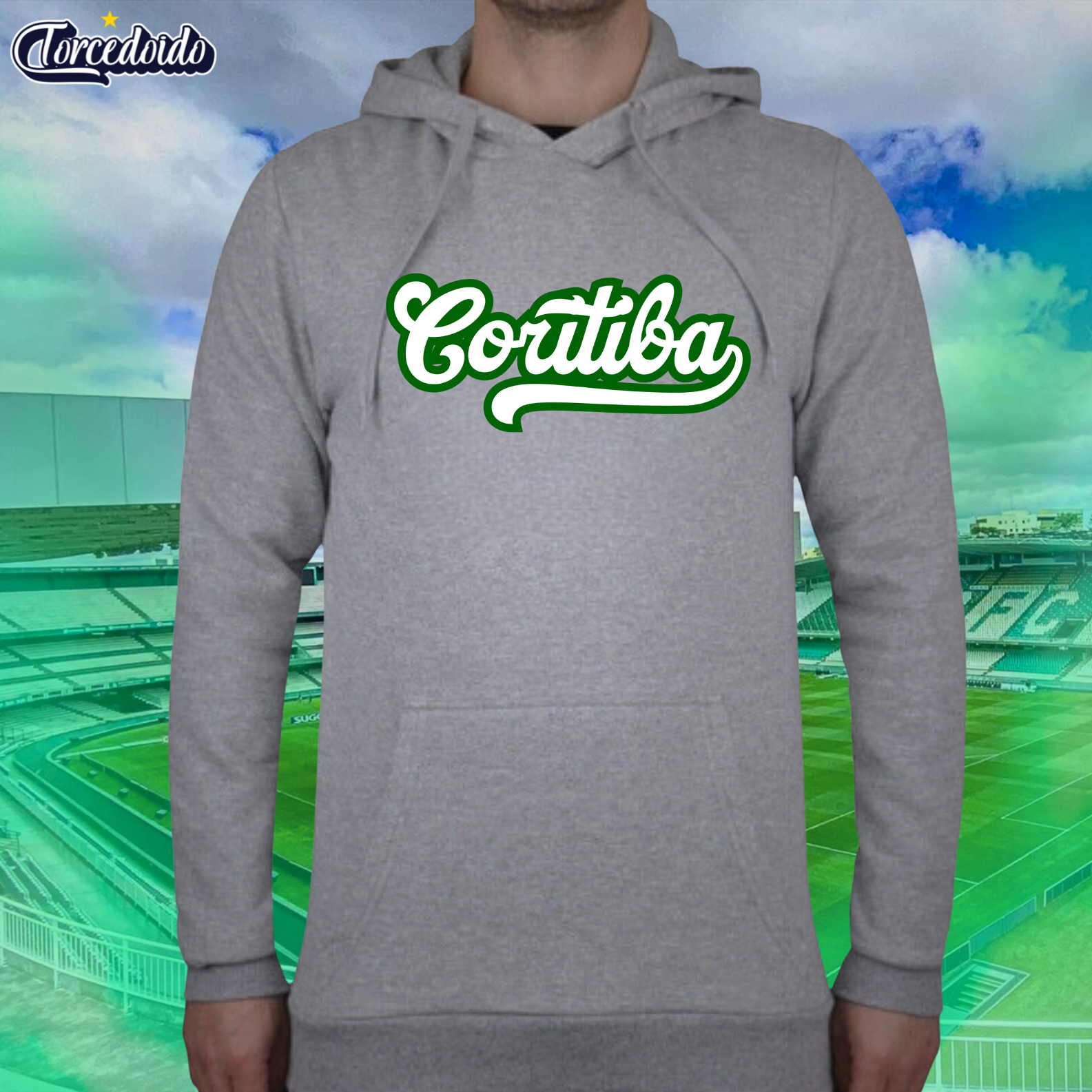 Nome do produto: Moletom Canguru Old - Coritiba