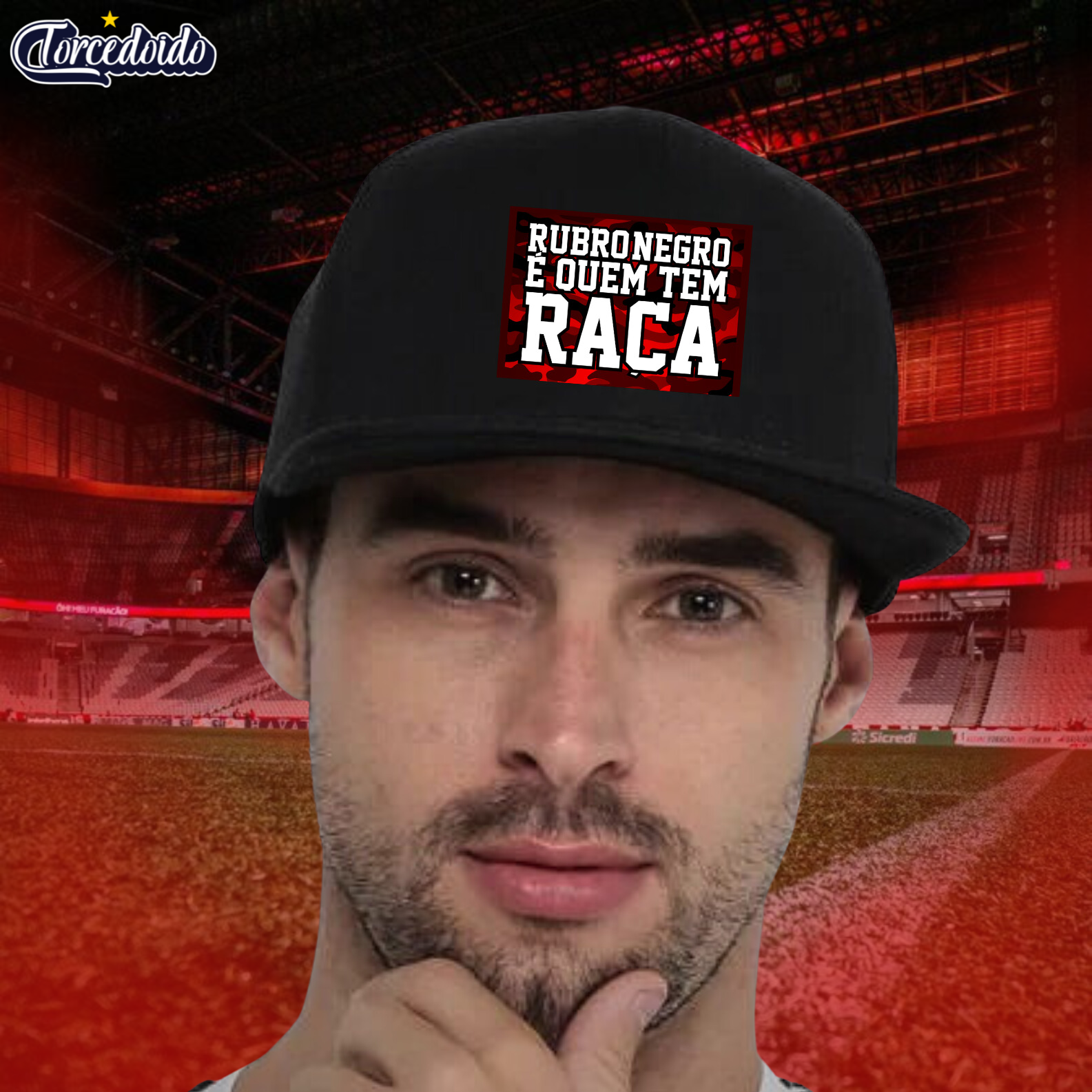 Nome do produto: Boné Aba Reta Raça - Athletico