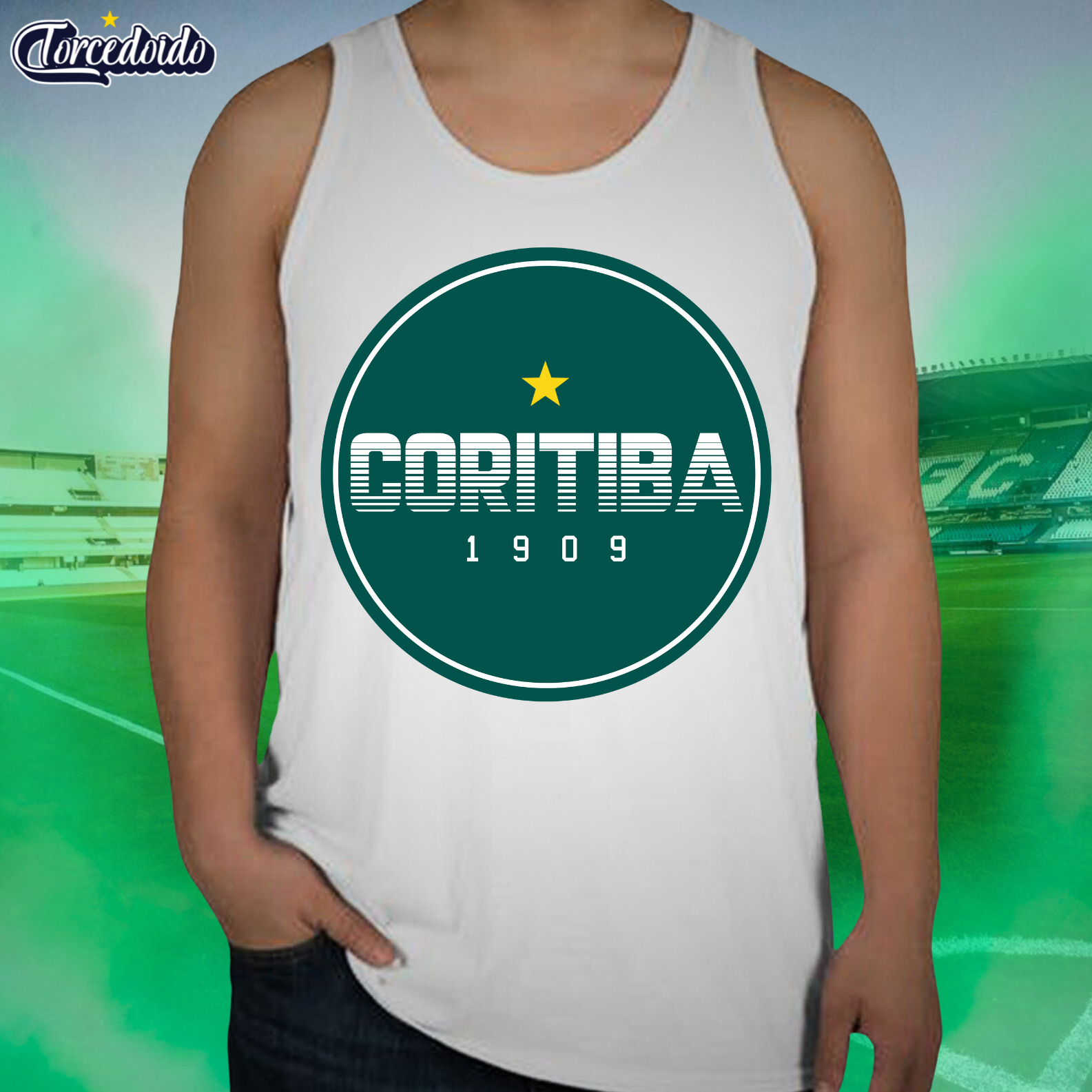 Nome do produto: Regata Logo - Coritiba