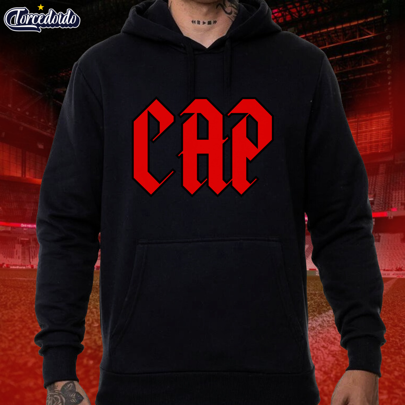 Nome do produto: Moletom Canguru CAP - Athletico