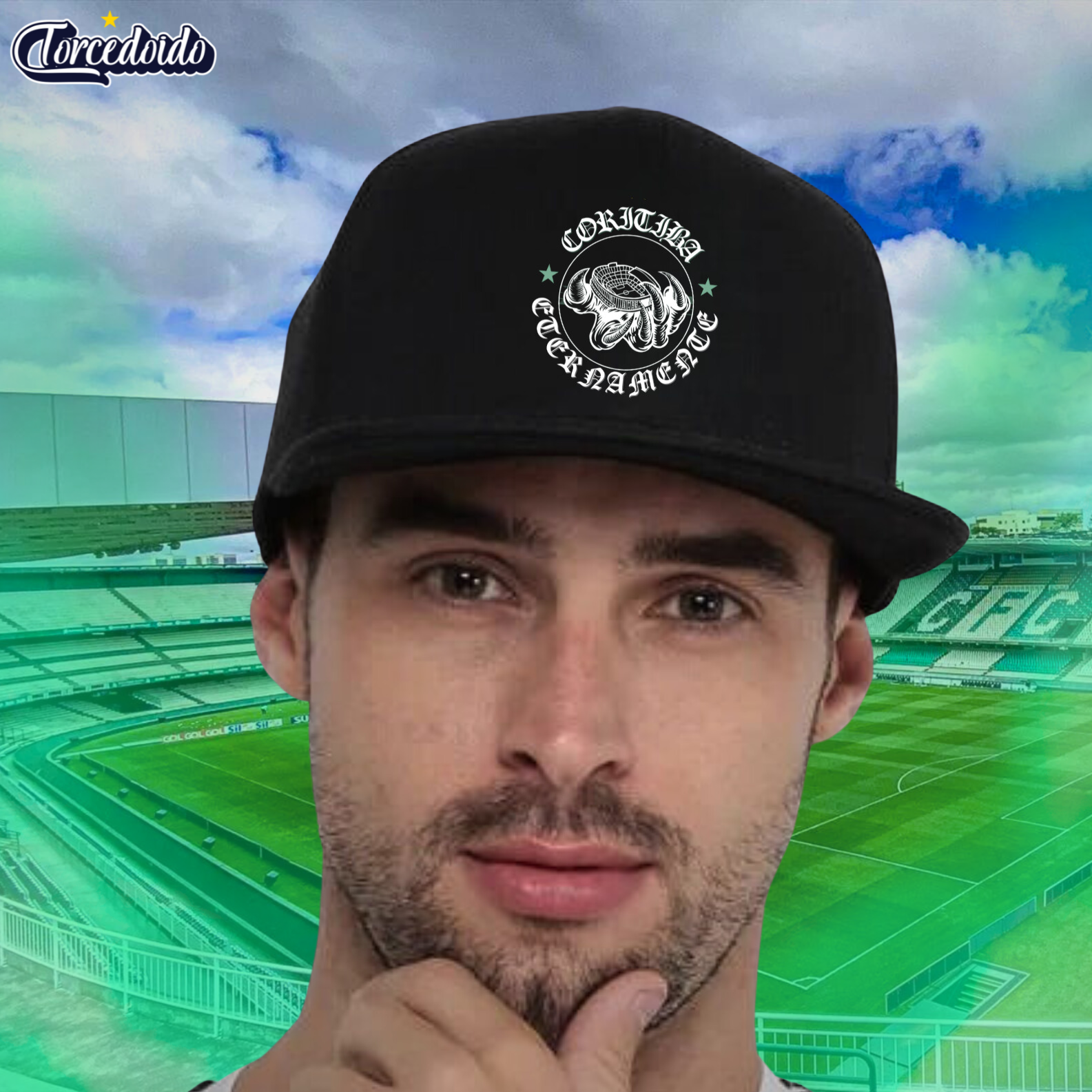 Nome do produto: Boné Aba Reta Eternamente - Coritiba