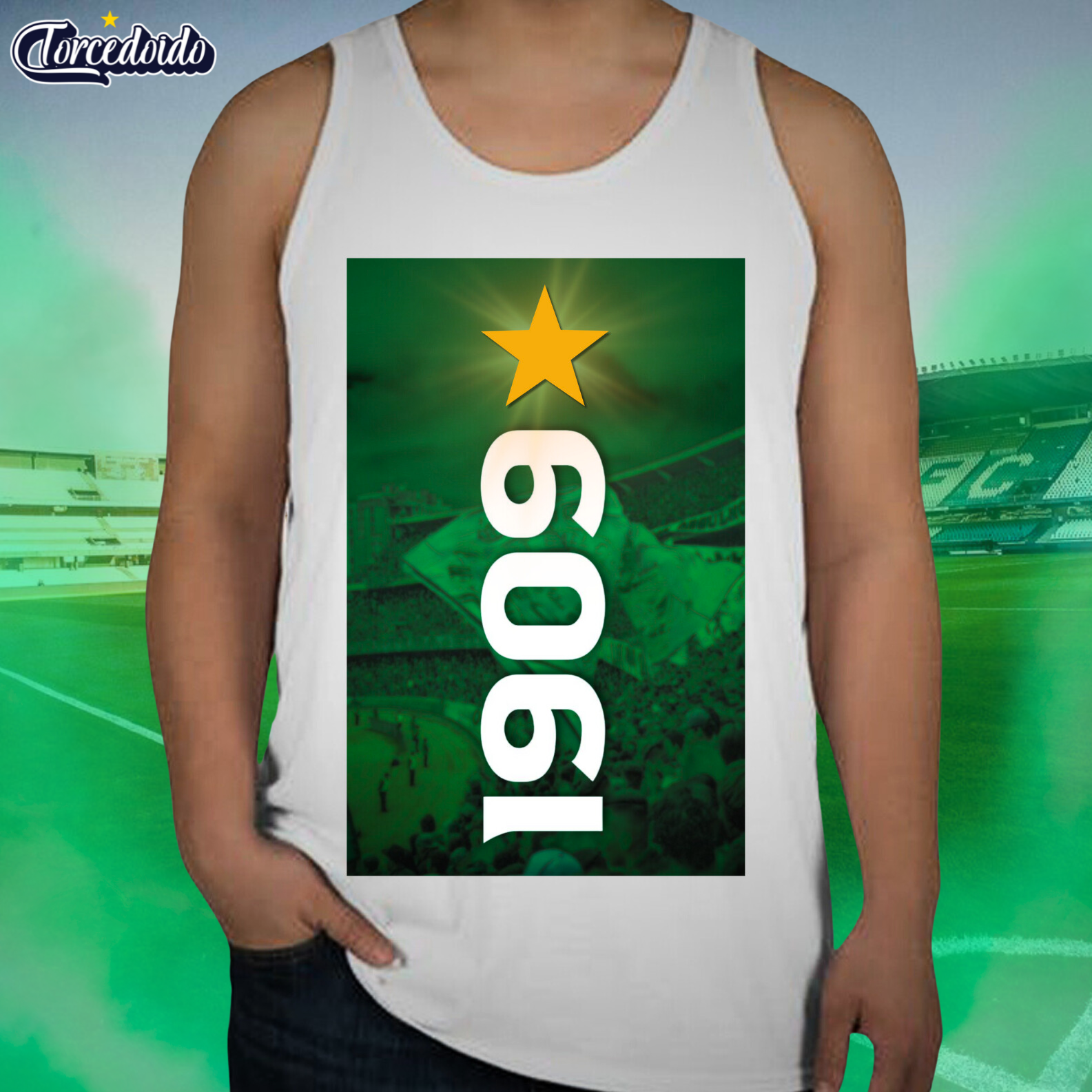 Nome do produto: Regata Torcida 1909 - Coritiba