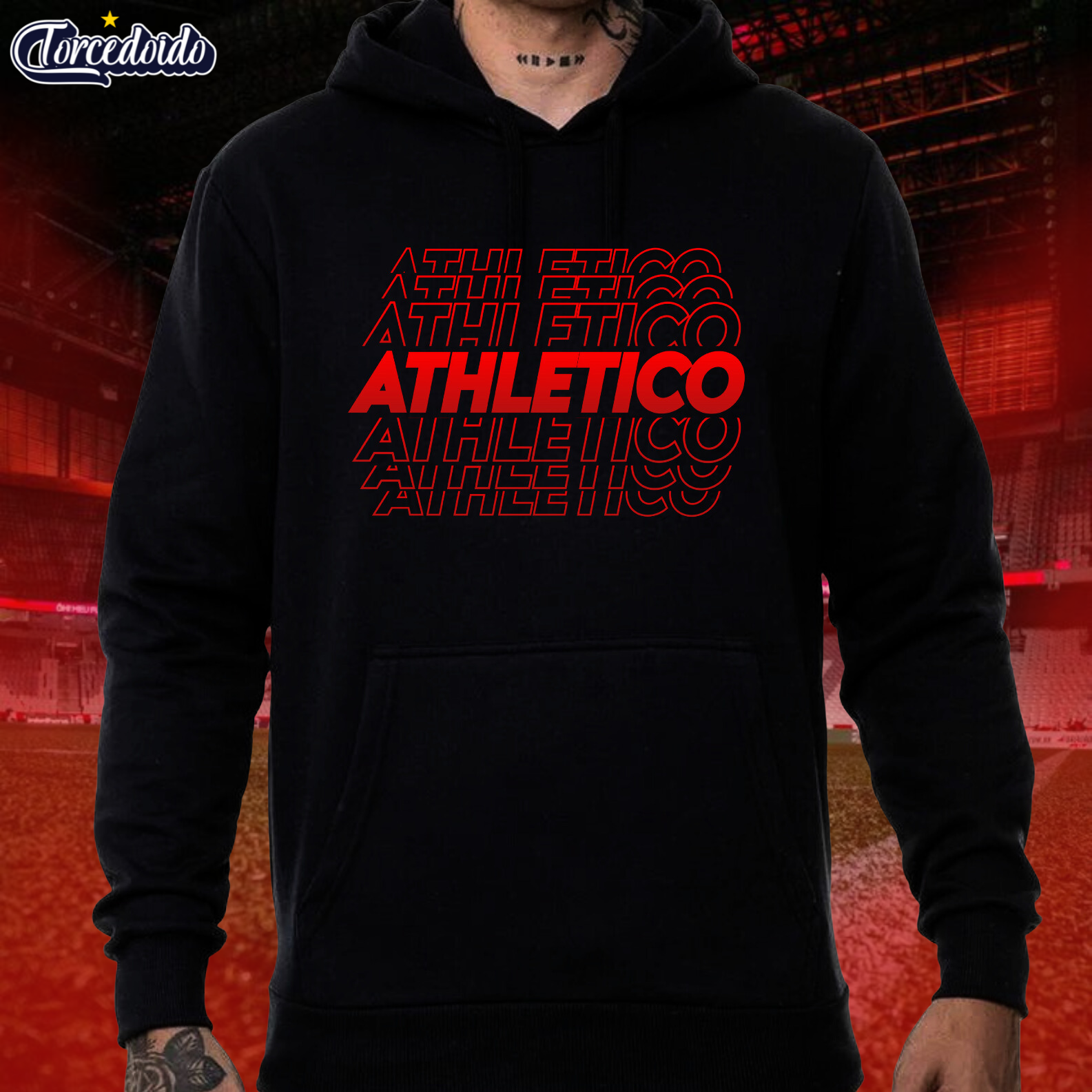 Nome do produto: Moletom Canguru Athletico Multi - Athletico