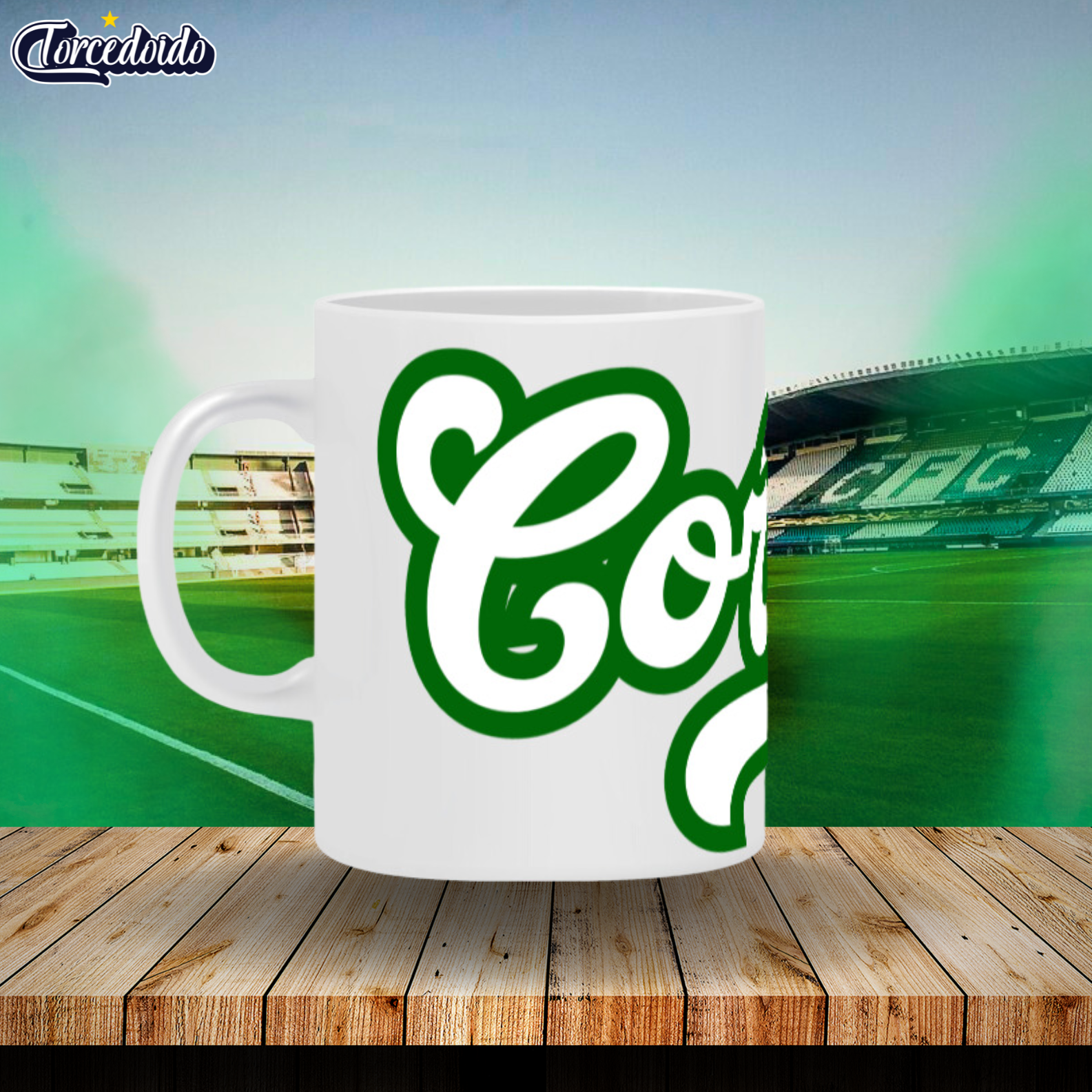Nome do produto: Caneca Cerâmica Coxa Old  - Coritiba