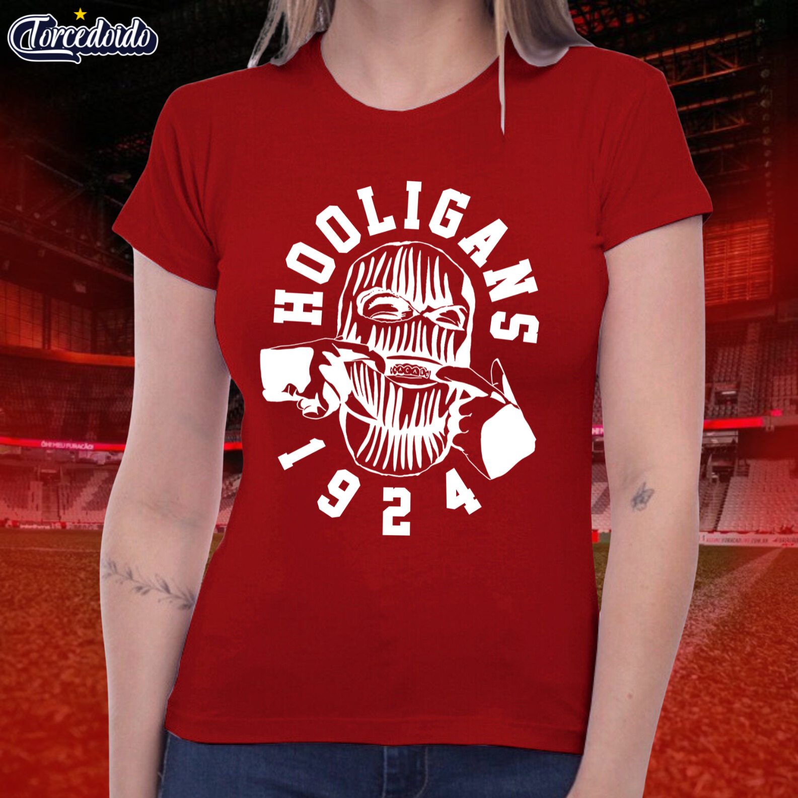 Nome do produto: Camiseta Baby Look Hooligans 1924 - Athletico