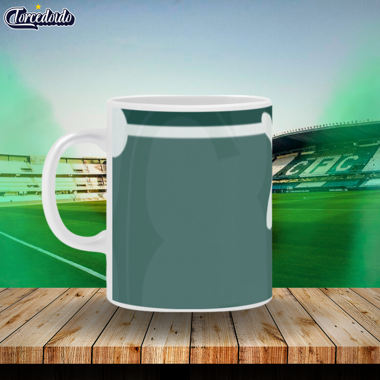 Nome do produto: Caneca Cerâmica Jogador - Coritiba